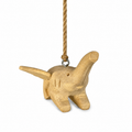 Wooden Flying Elephant ornament Music Frog Co