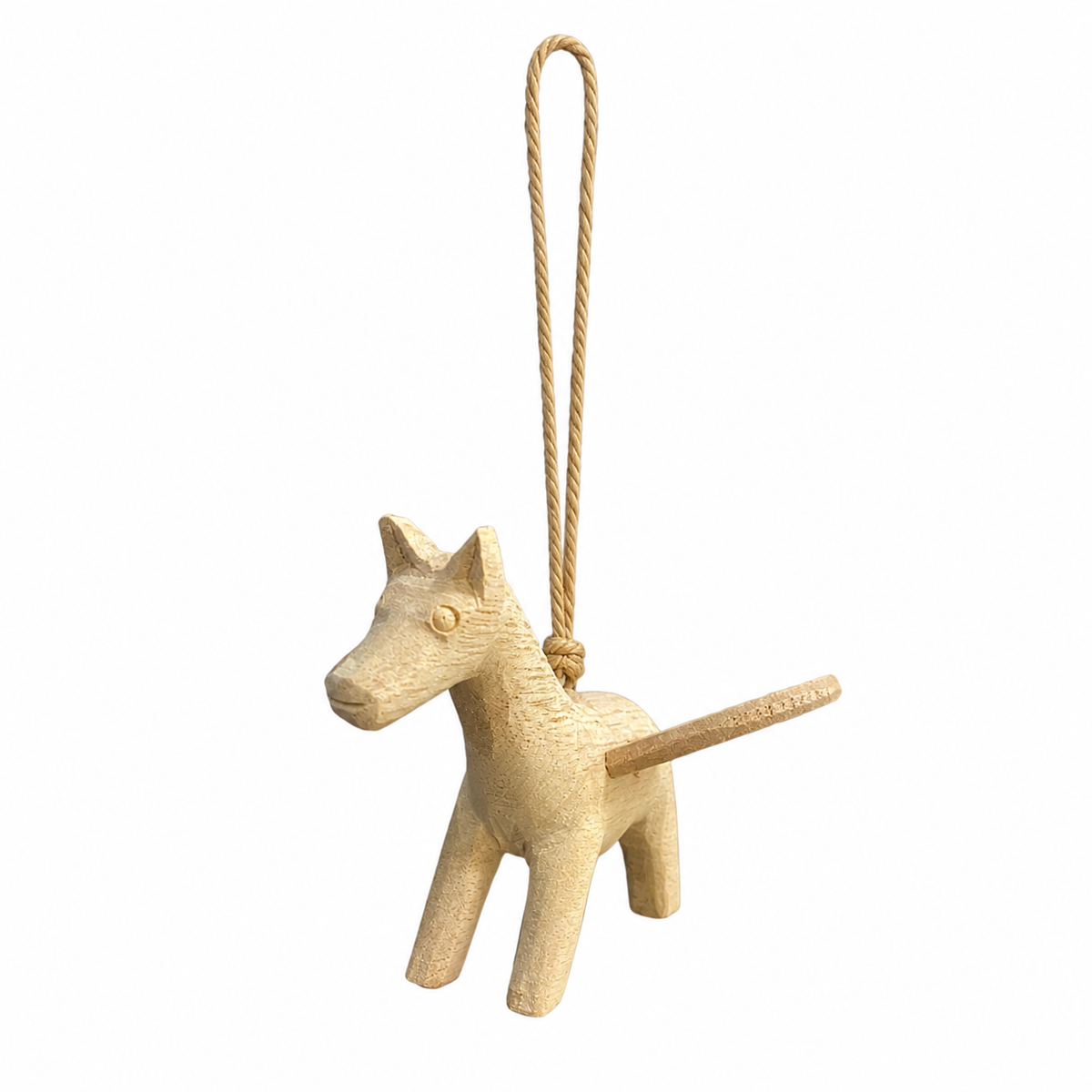 Wooden Flying Horse ornament Music Frog Co