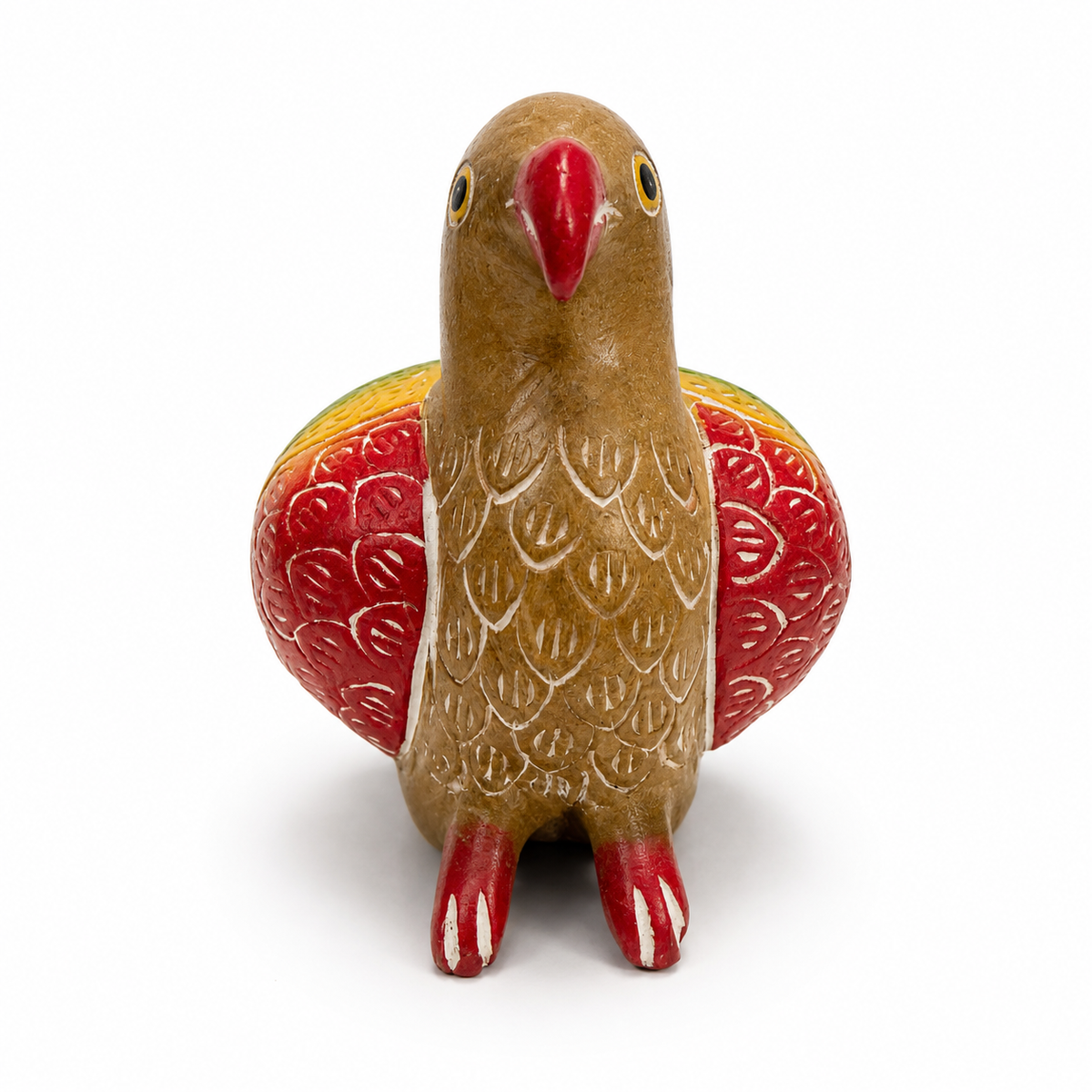 Wooden Quail Bird Figurine Decoration Music Frog Co