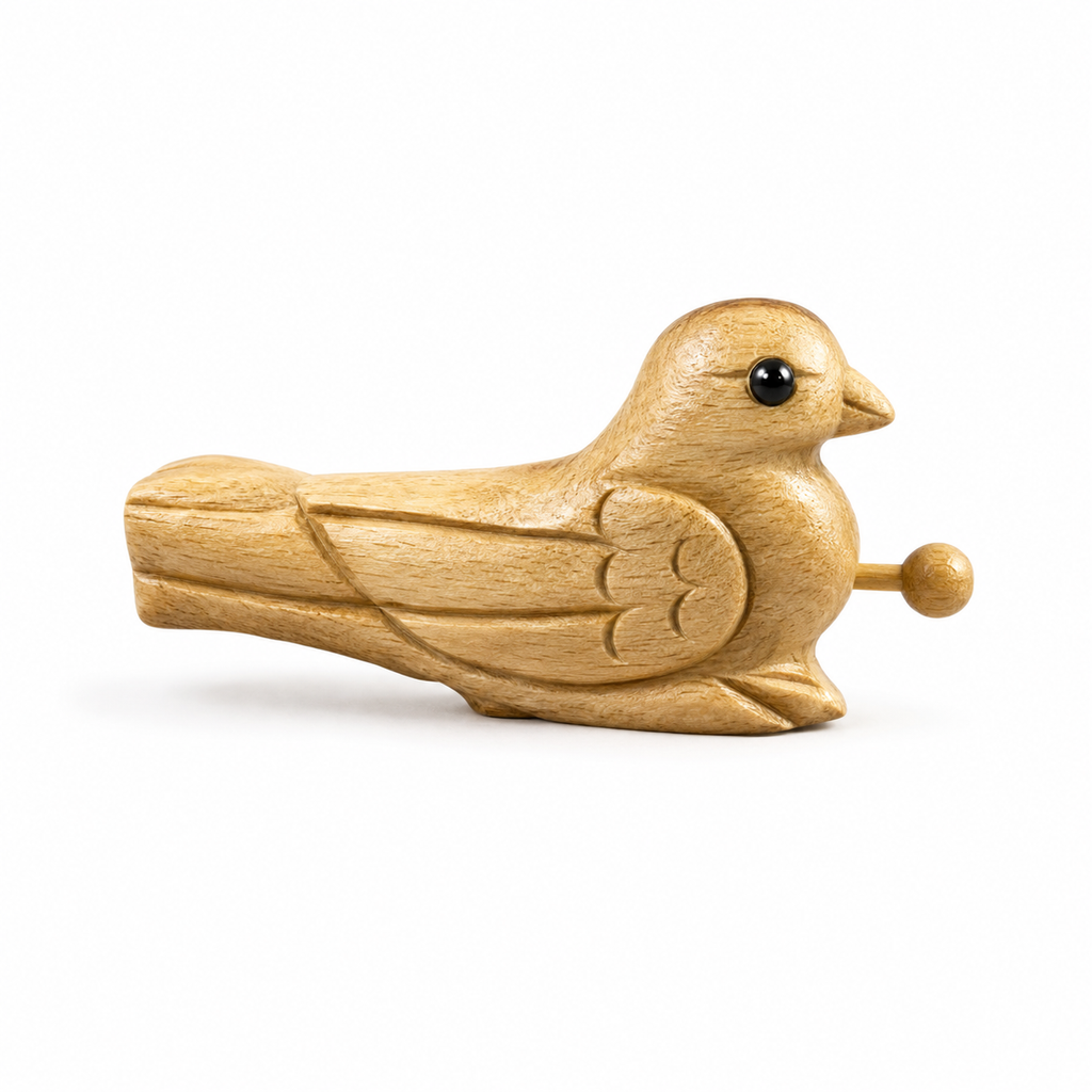 Wooden Musical Whistle Bird Percussion Instrument Music Frog Co