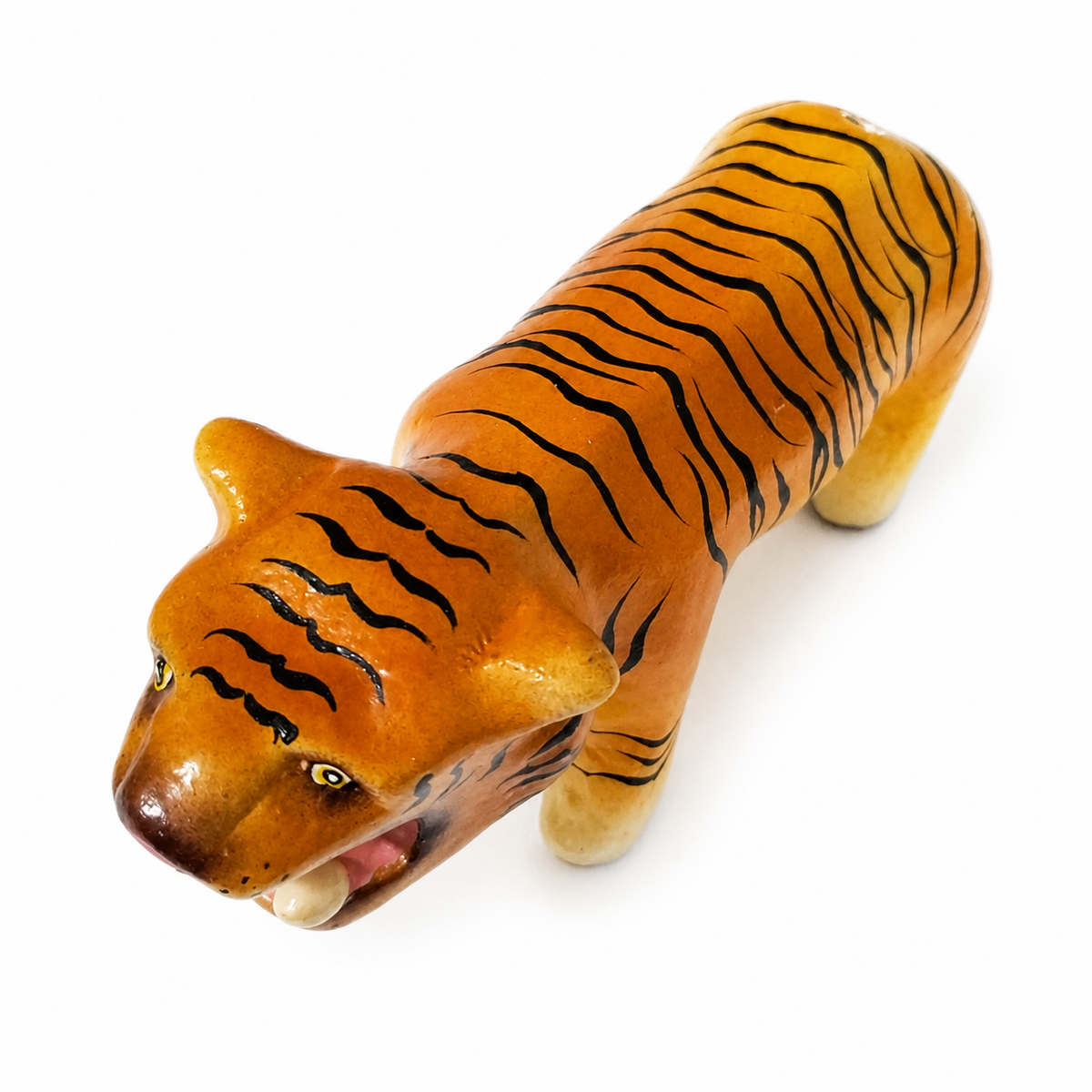 Painted Wooden Musical Whistle Tiger Instrument Music Frog Co
