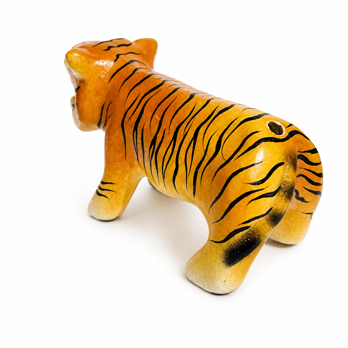 Painted Wooden Musical Whistle Tiger Instrument Music Frog Co