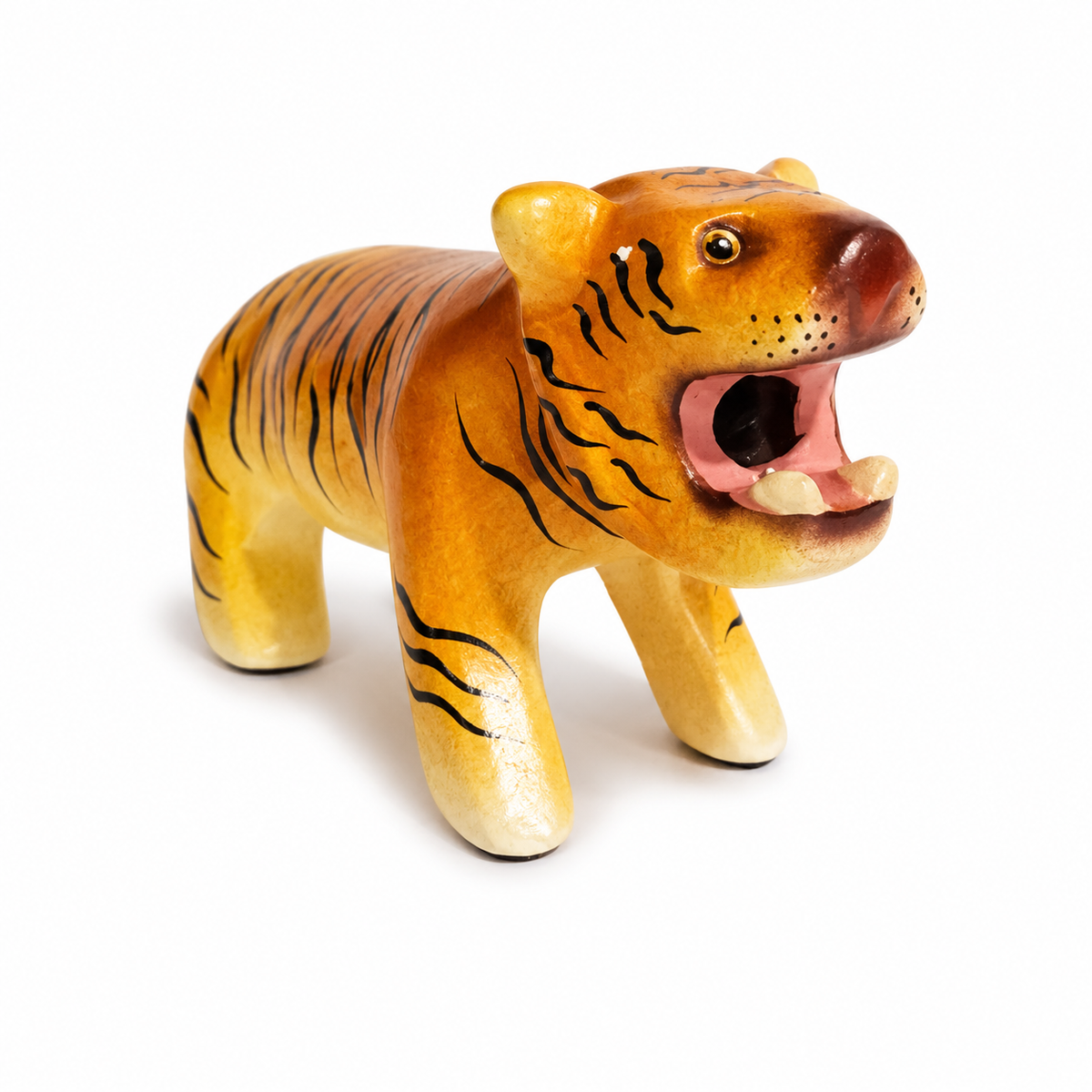 Painted Wooden Musical Whistle Tiger Instrument Music Frog Co