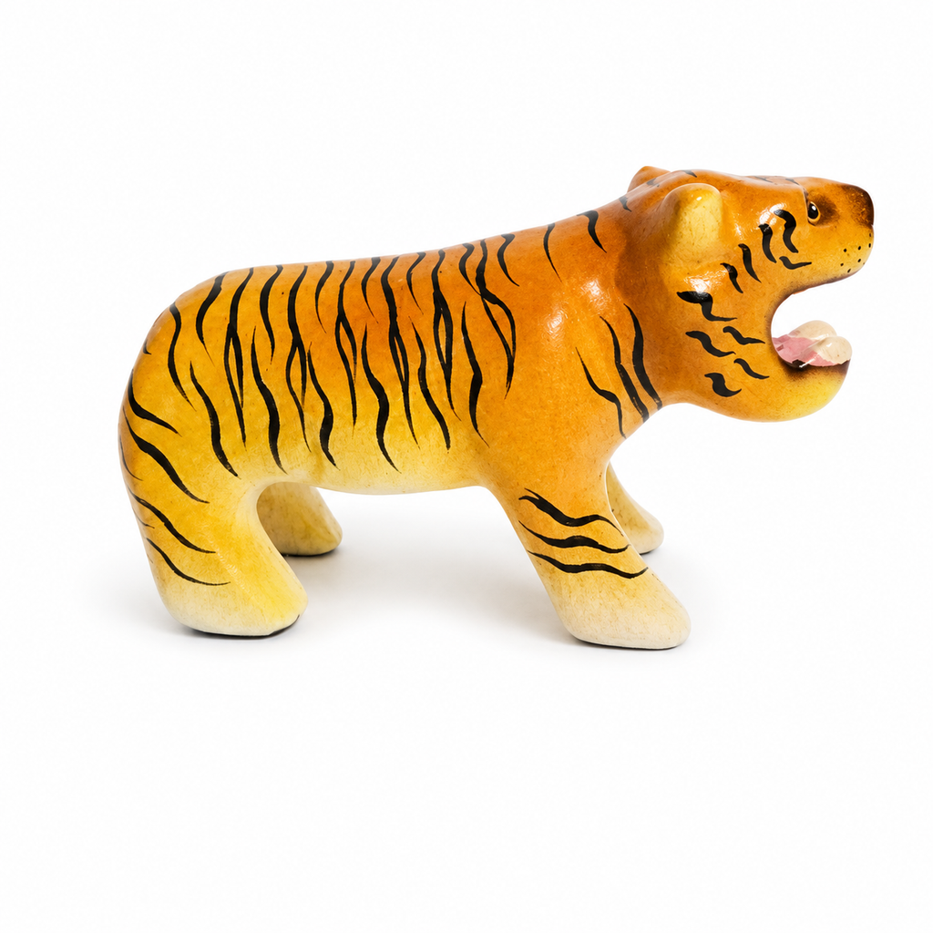 Painted Wooden Musical Whistle Tiger Instrument Music Frog Co
