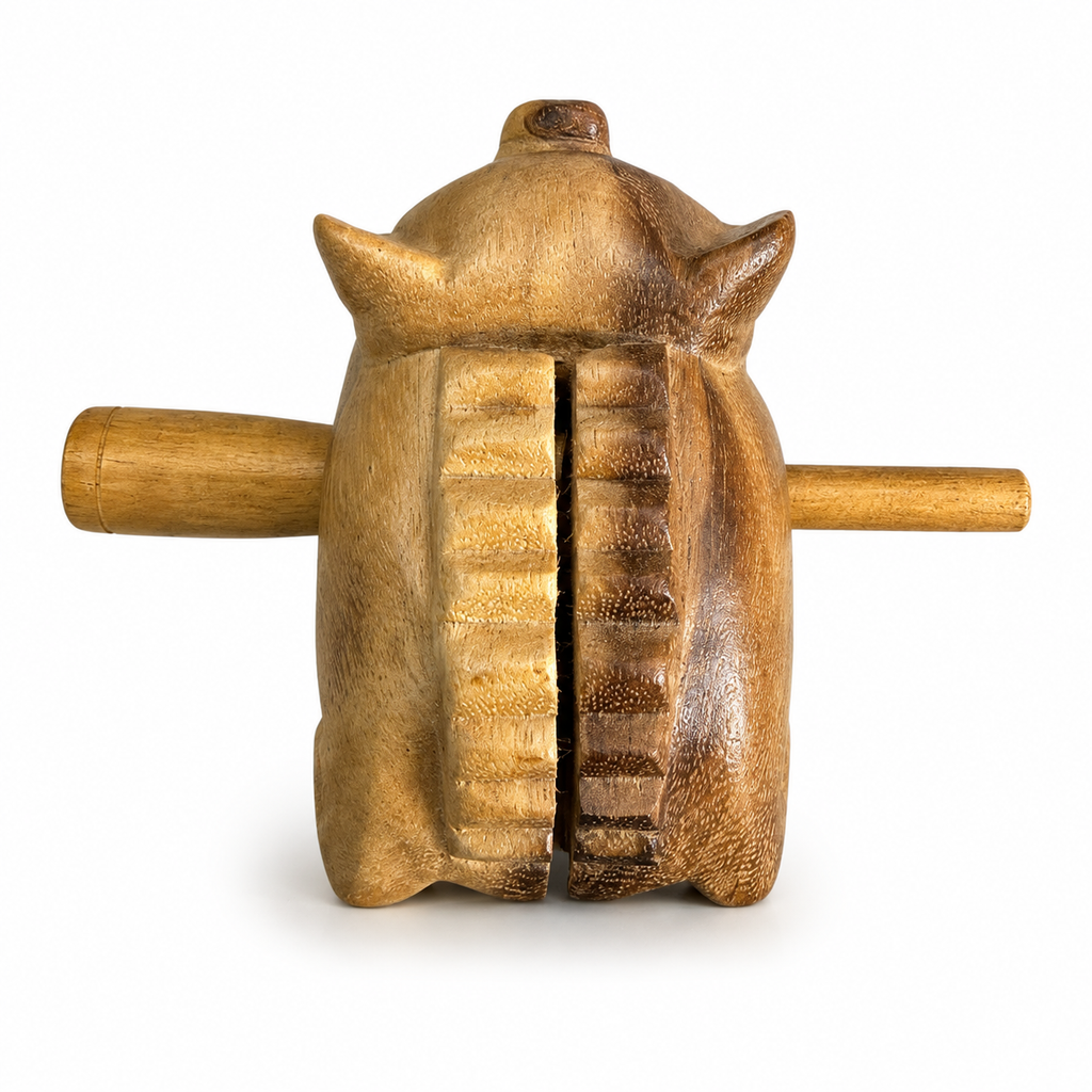 3" Wooden Musical Pig Percussion Instrument Music Frog Co