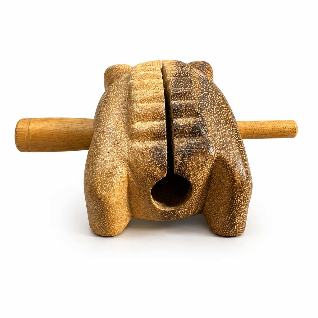 3" Wooden Musical Pig Percussion Instrument Music Frog Co