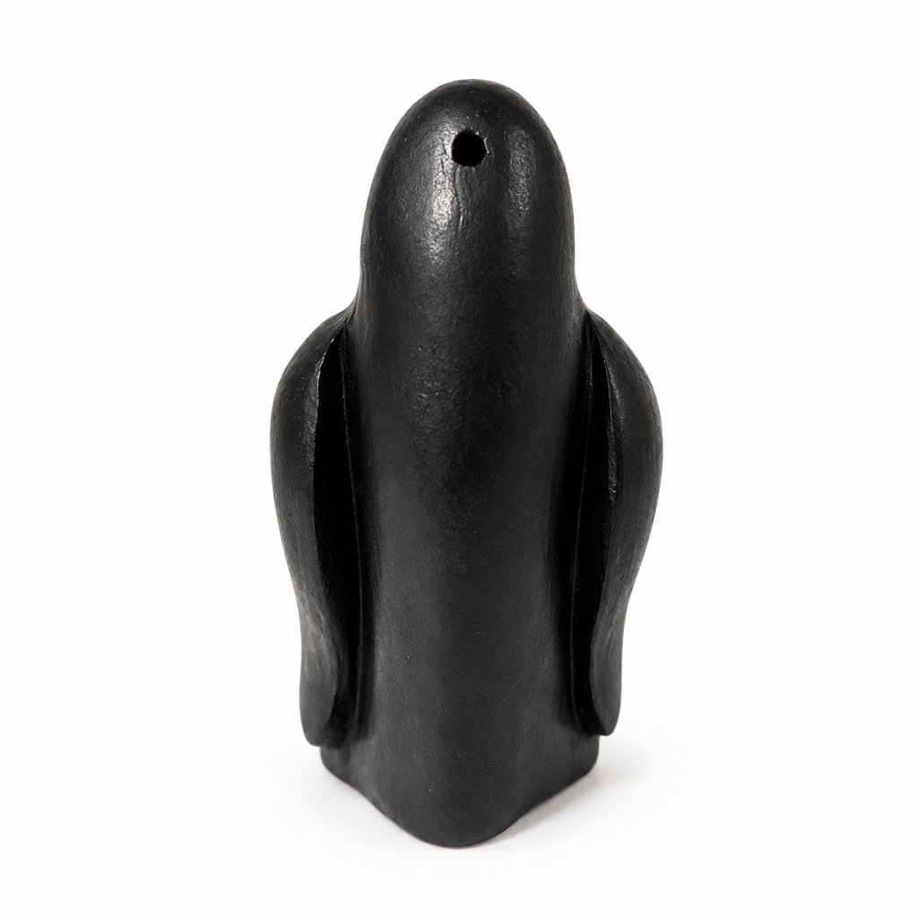 4" Painted Wooden Musical Whistle Penguin Instrument Music Frog Co