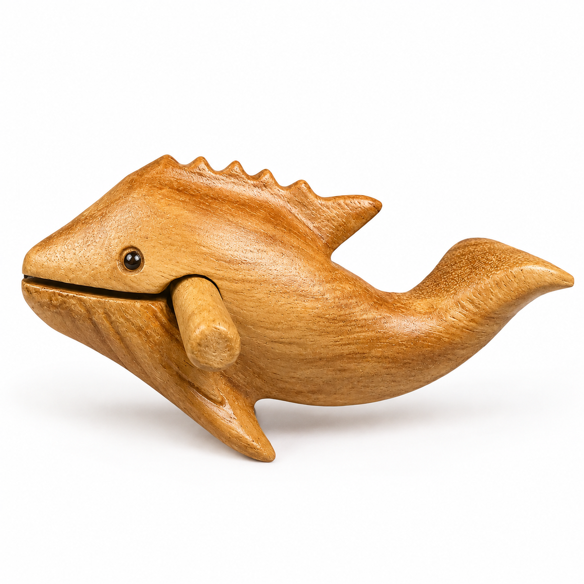 4" Wooden Musical Whistle Dolphin Percussion Instrument Music Frog Co