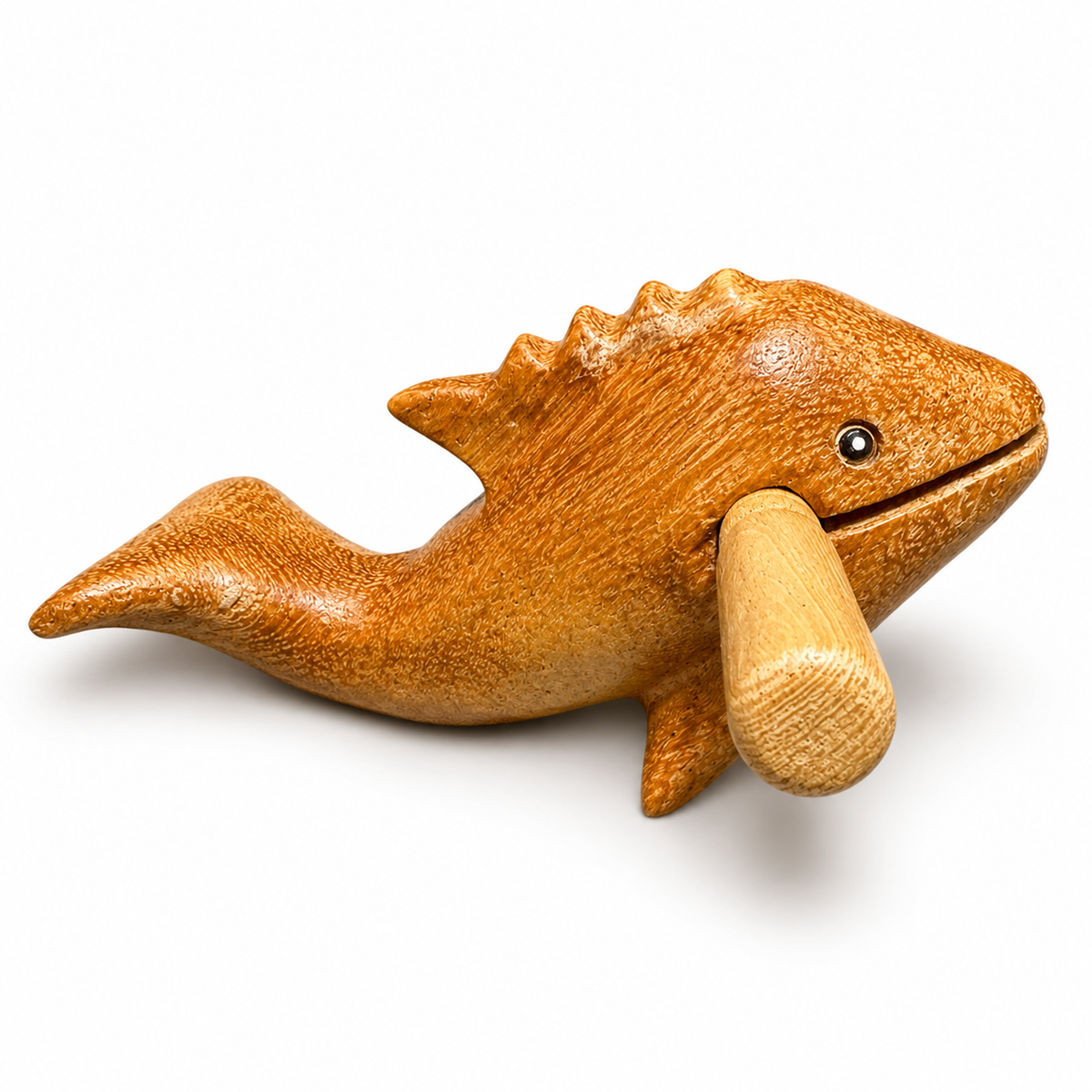 4" Wooden Musical Whistle Dolphin Percussion Instrument Music Frog Co