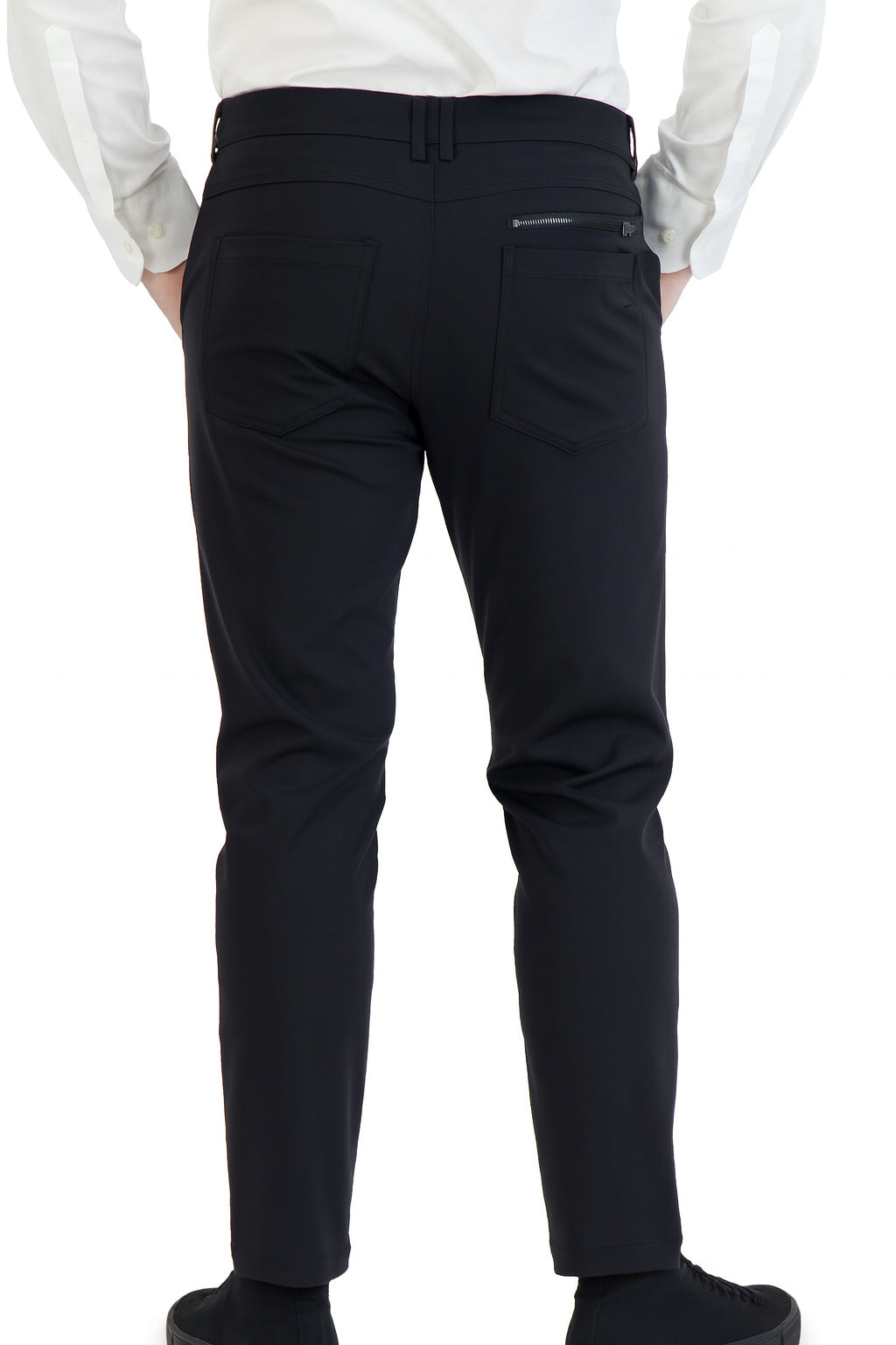 NEW & UPDATED Super - Stretch Men's Chinos //Casual// Black - Performance Collection LEVINAS® Official