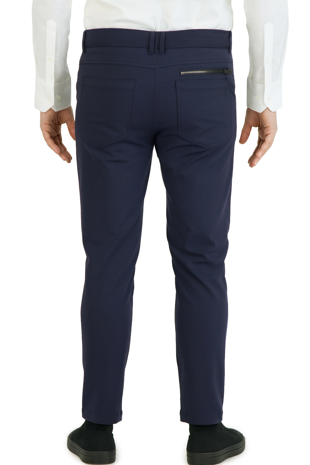 NEW & UPDATED Super - Stretch Men's Chinos //Casual// Navy - Performance Collection LEVINAS® Official