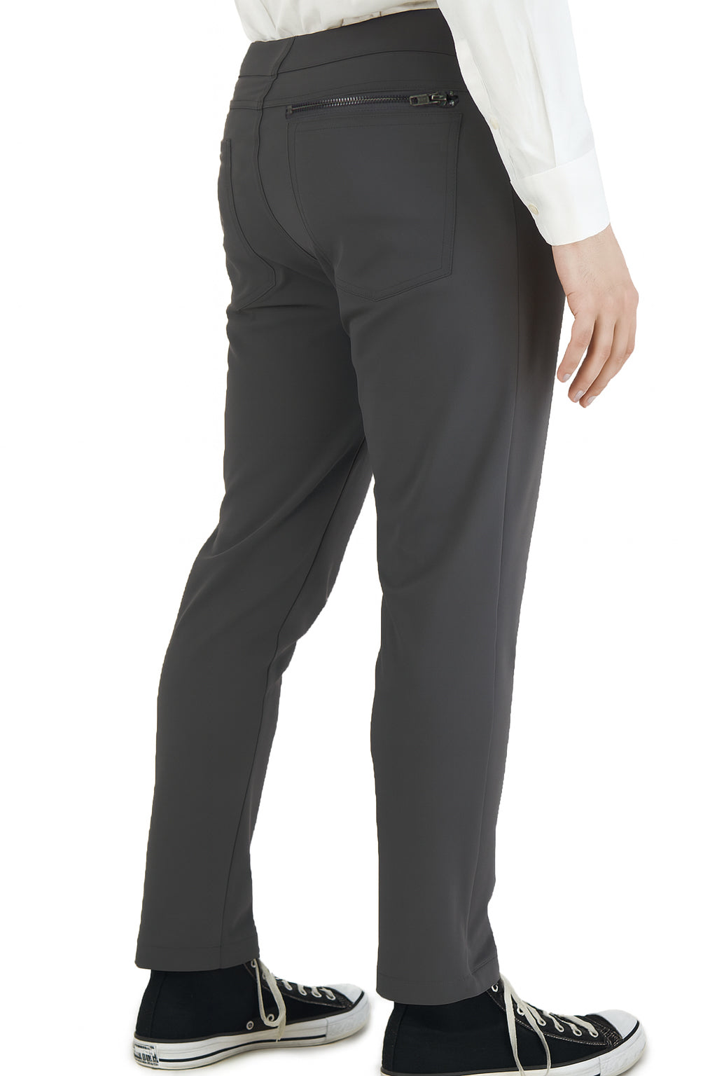 NEW & UPDATED Super - Stretch Men's Chinos //Casual// Dark Charcoal - Performance Collection LEVINAS® Official