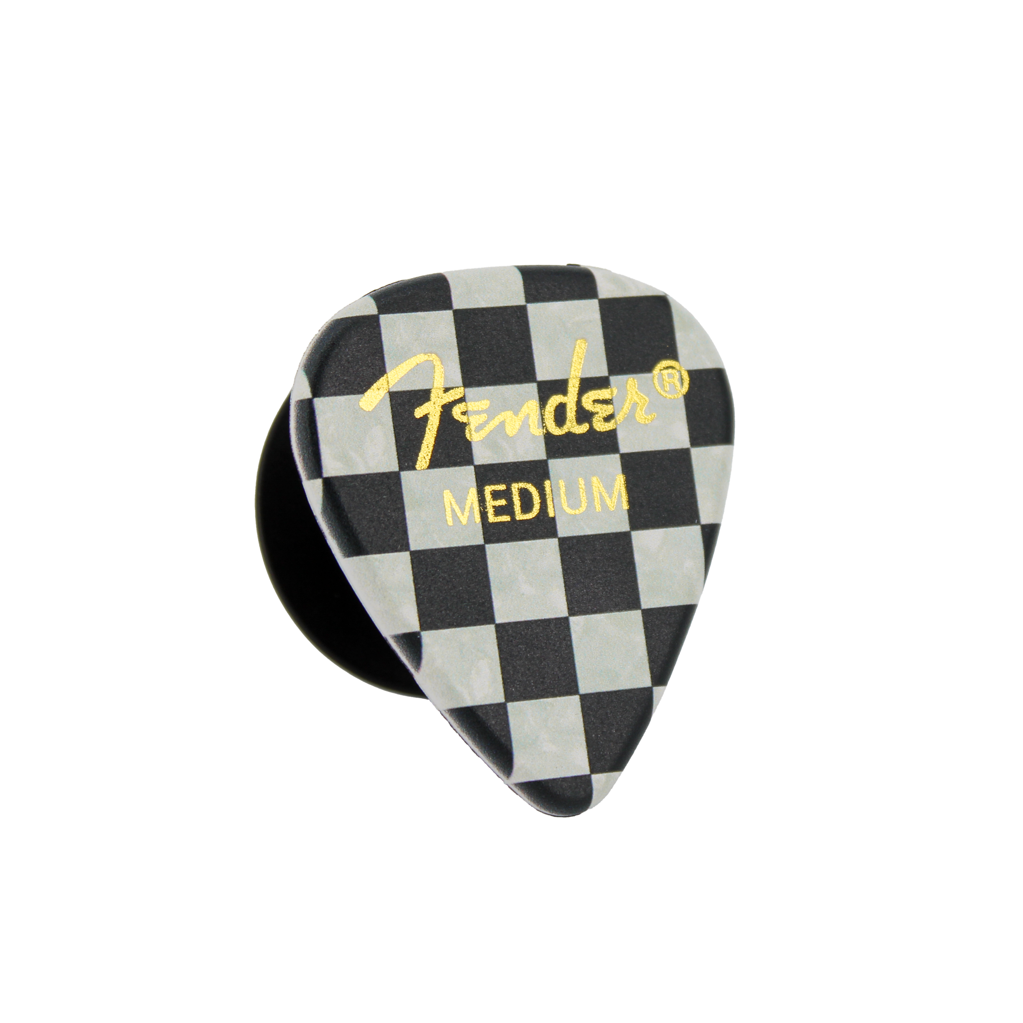 Fender guitar pick phone grip (Checkered) Pluginz Keychains