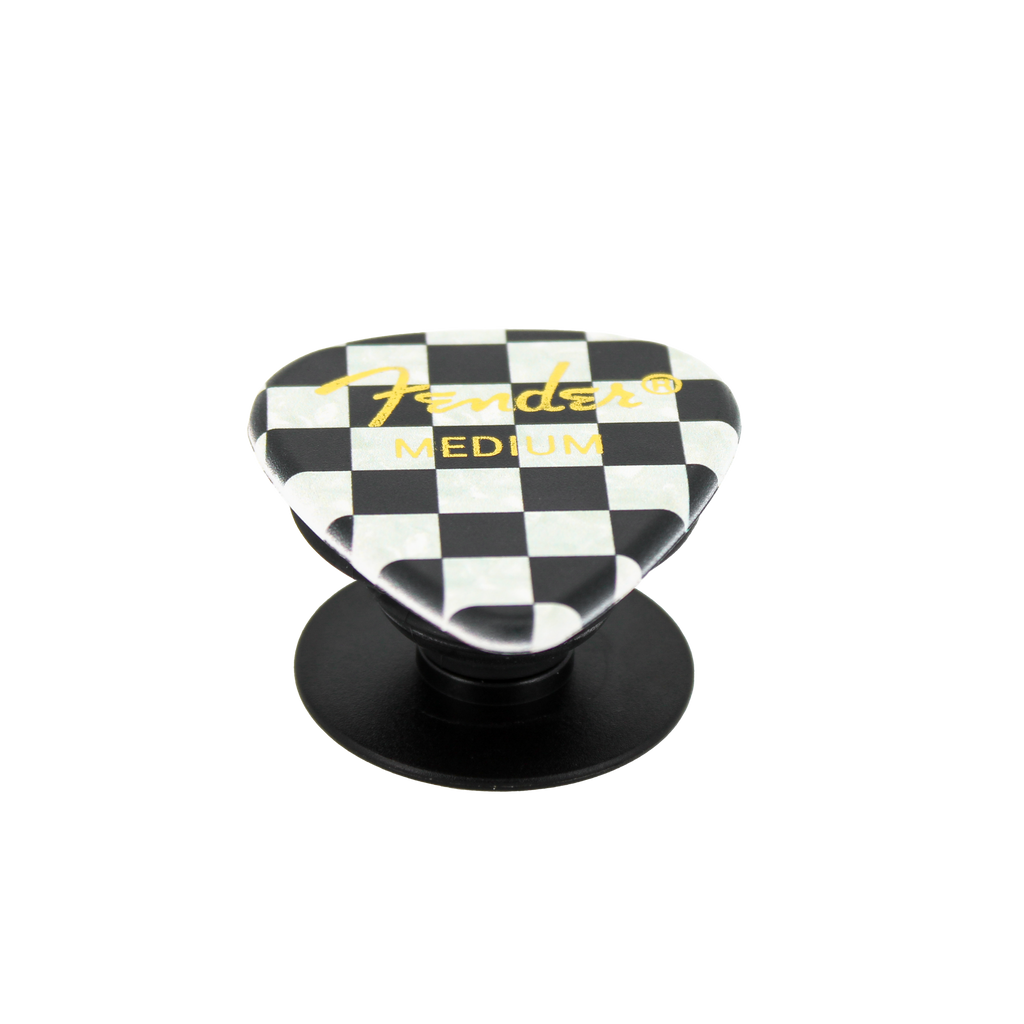 Fender guitar pick phone grip (Checkered) Pluginz Keychains