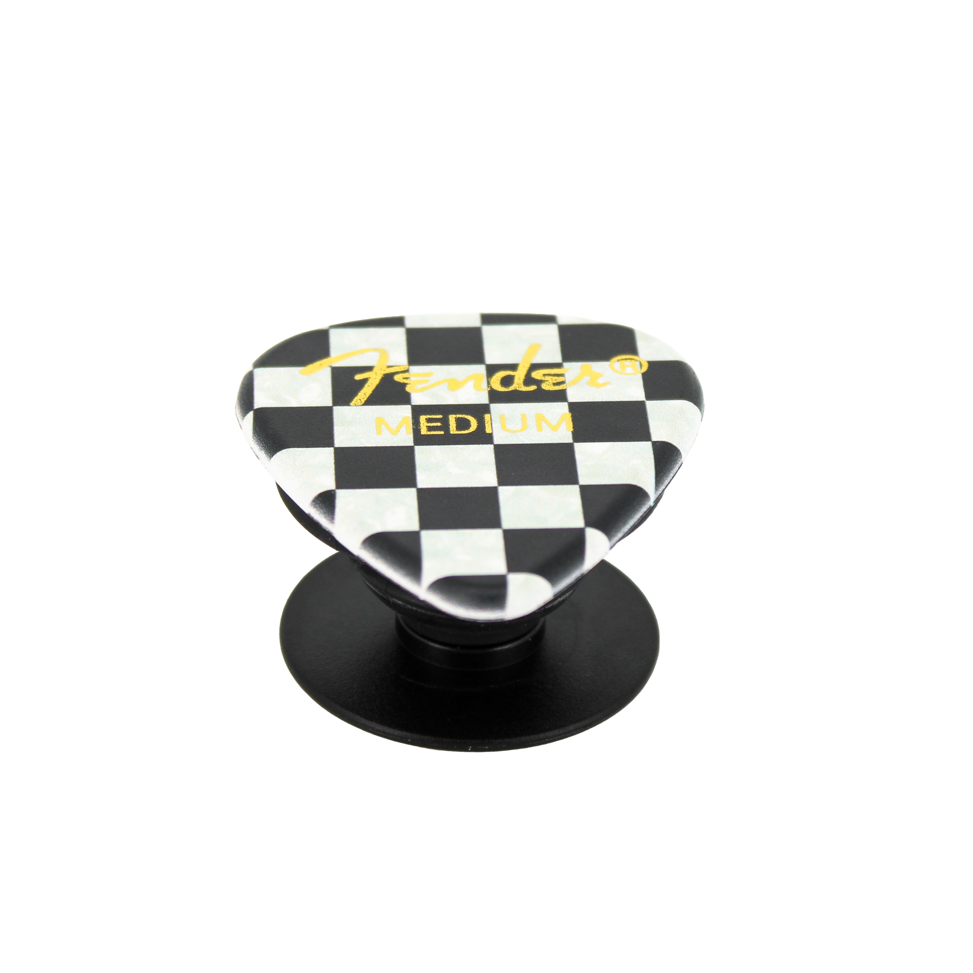 Fender guitar pick phone grip (Checkered) Pluginz Keychains