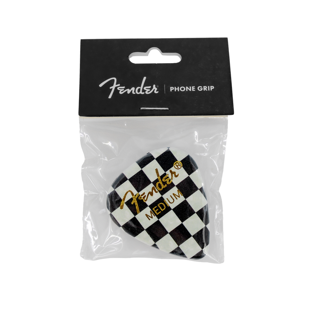 Fender guitar pick phone grip (Checkered) Pluginz Keychains