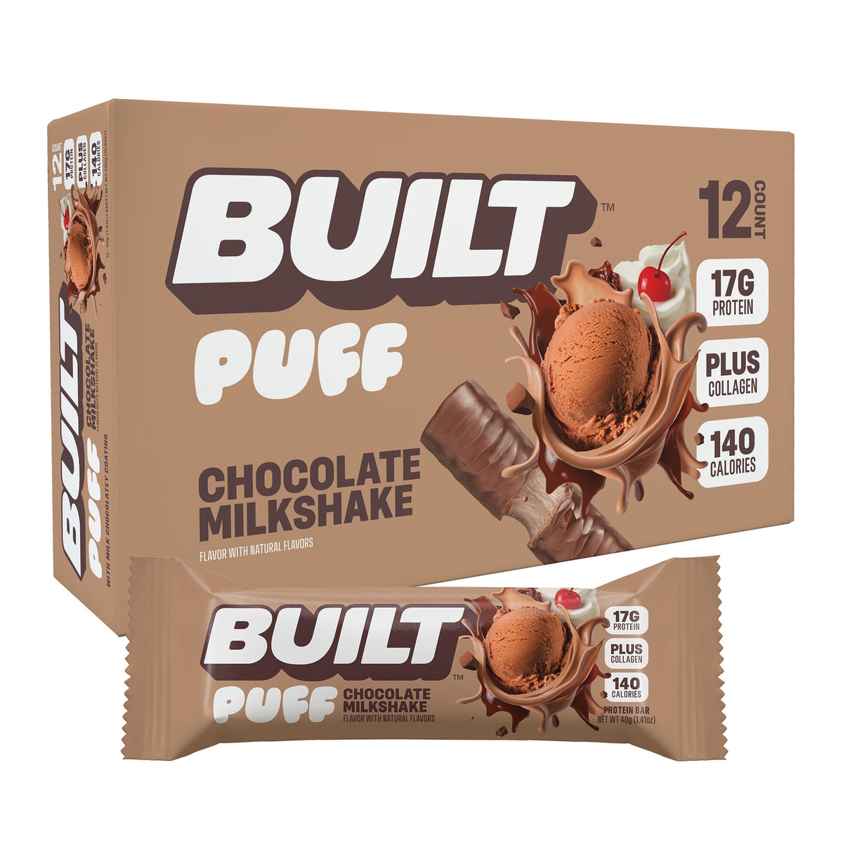 Chocolate Milkshake Puff BUILT