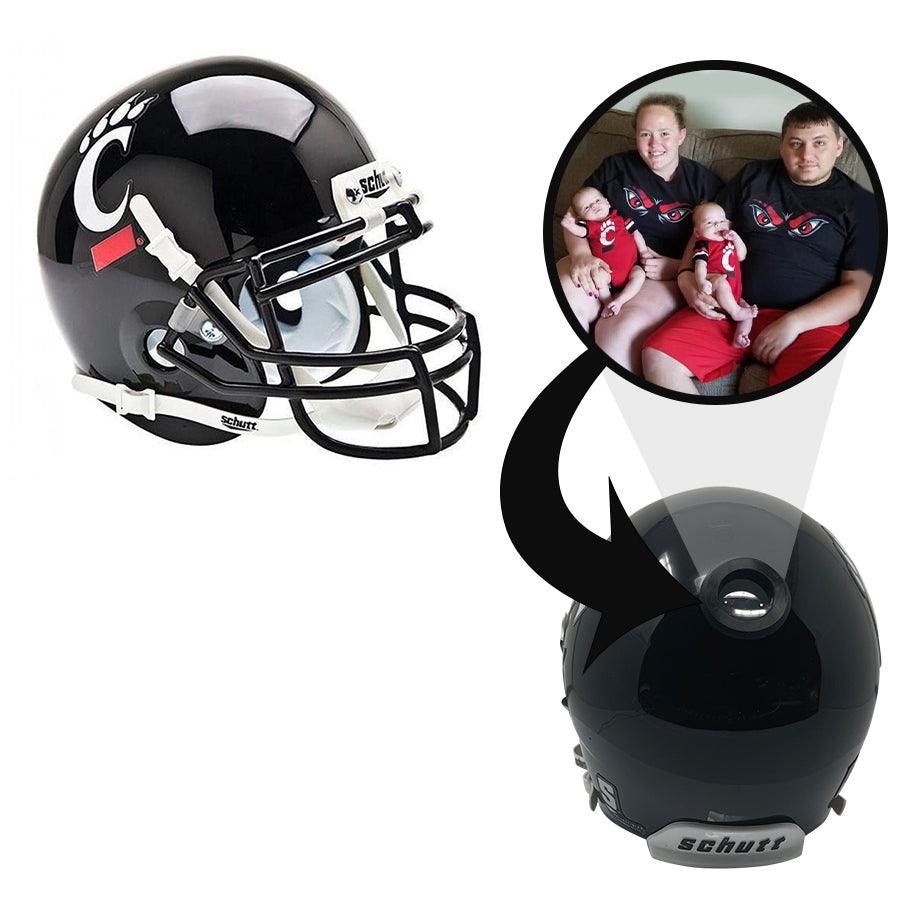 Cincinnati Bearcats College Mini Helmet - Custom Photo Collectible Fanz Collectibles