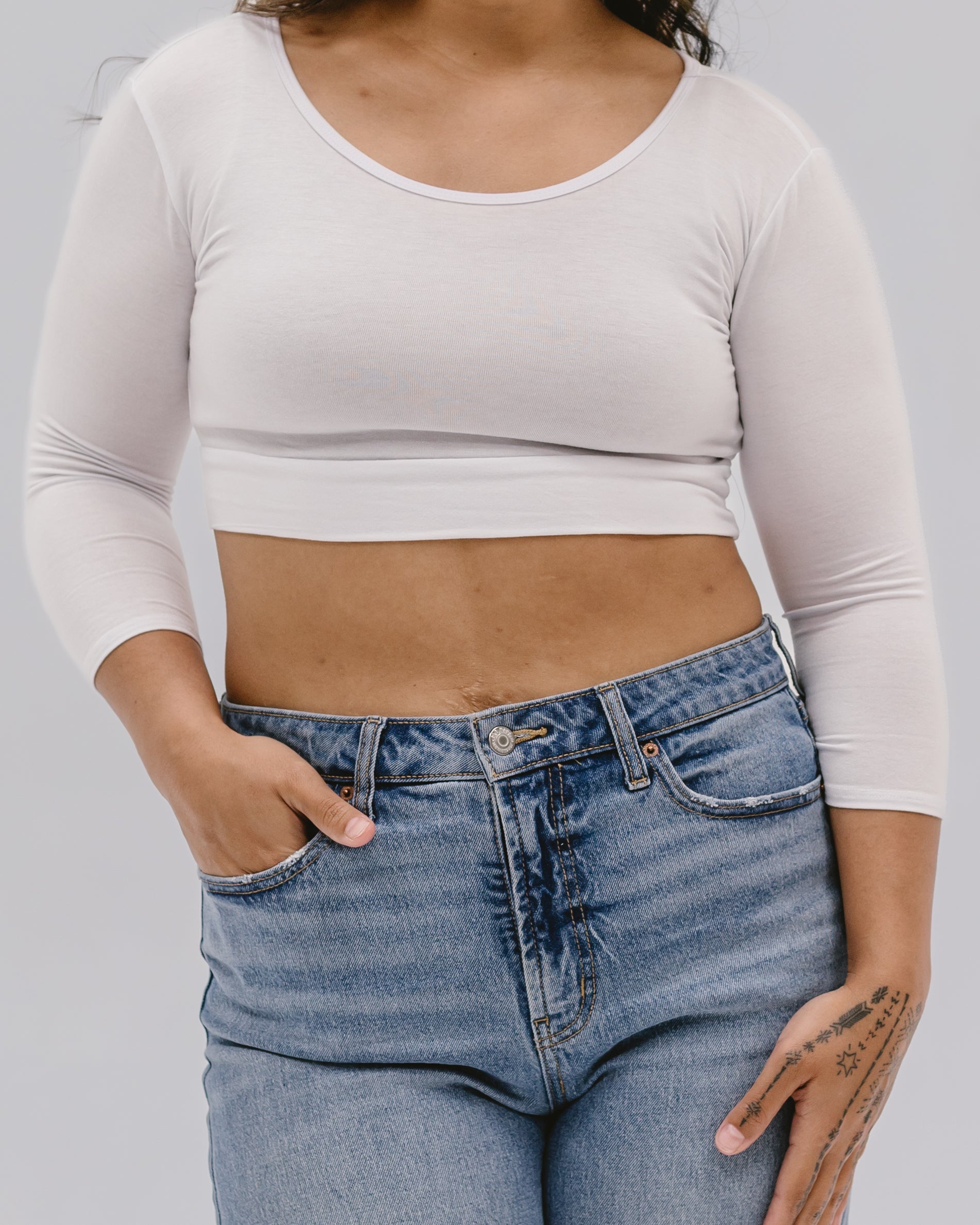 Classic 3/4 Sleeve Halftee HALFTEE Layering Fashions