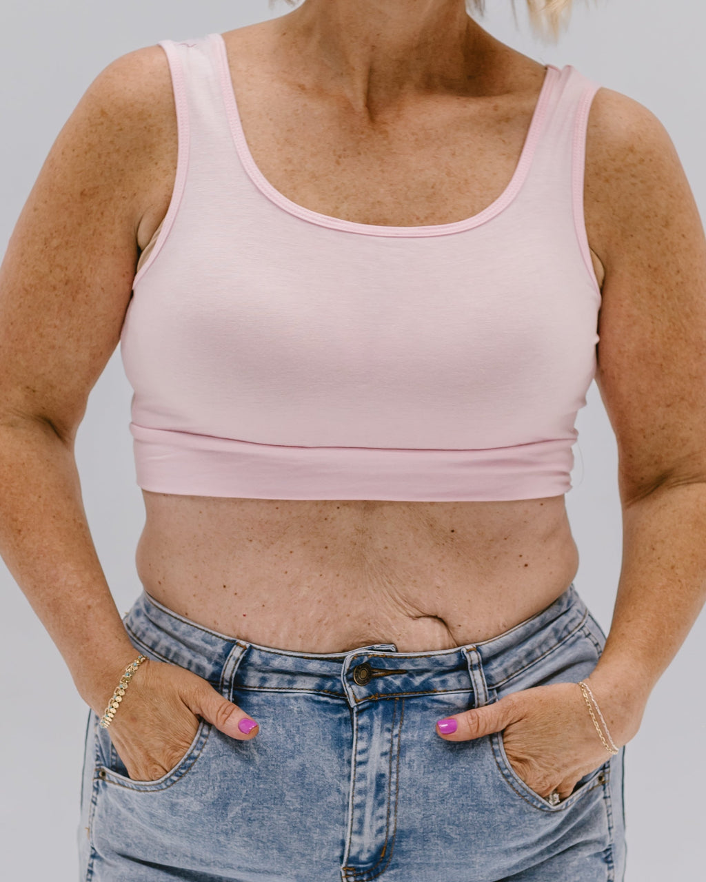 Classic Wide Strap Tank Halftee HALFTEE Layering Fashions