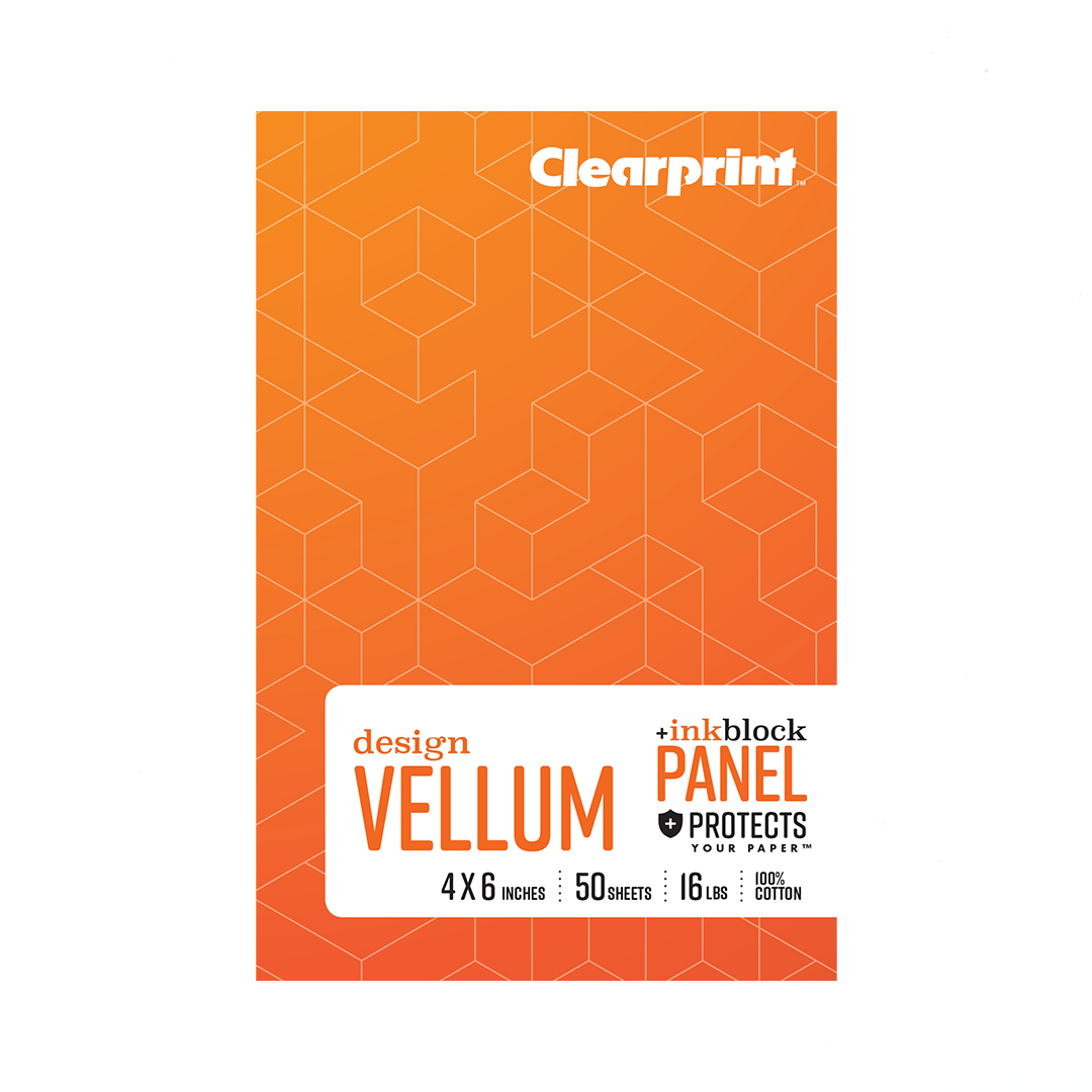 Clearprint Design Vellum 4x6-50sheets ShopSketchBox