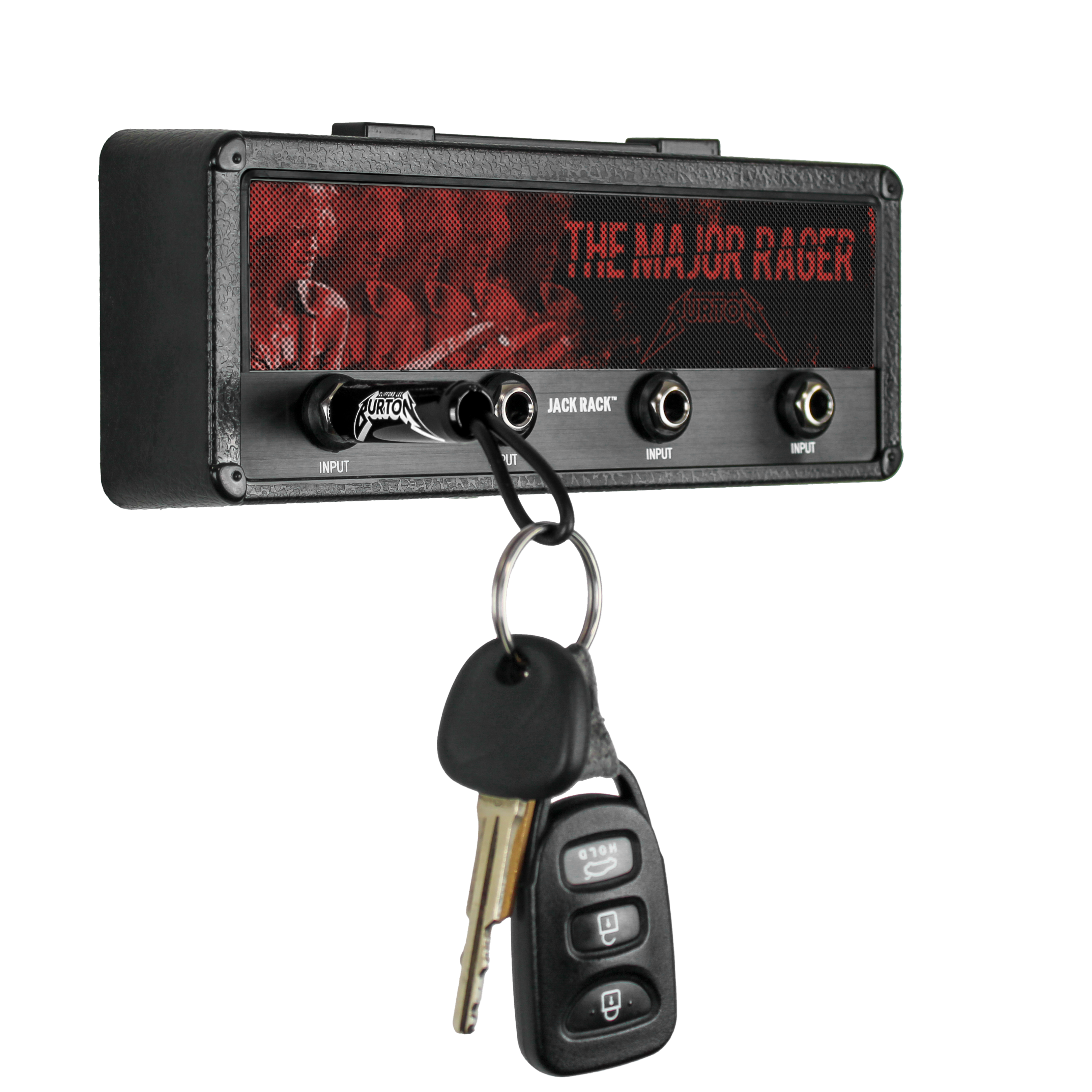 Cliff Burton Magnetic Jack Rack® Pluginz Keychains