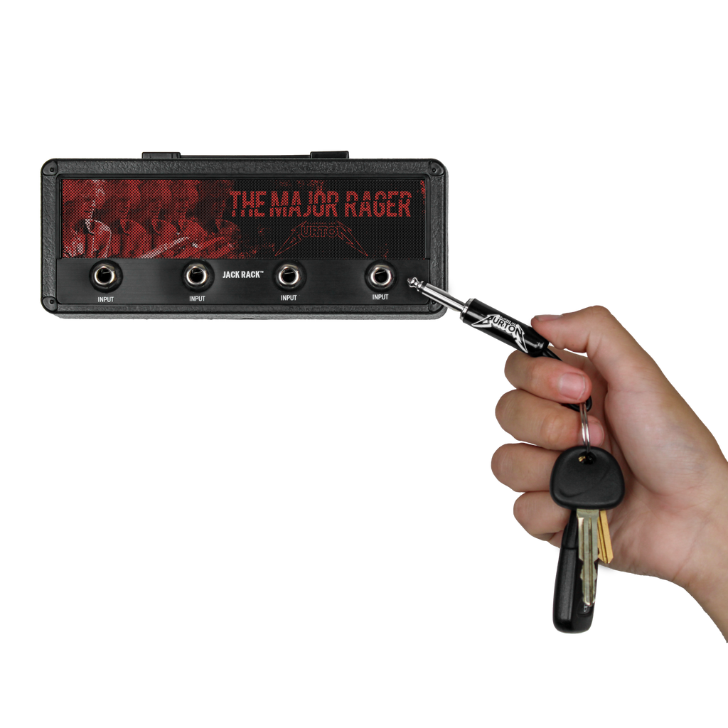 Cliff Burton Magnetic Jack Rack® Pluginz Keychains