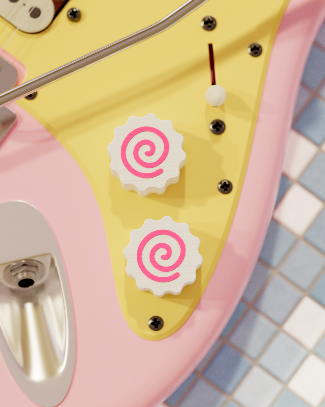 Naruto Guitar Knob Twist Tone