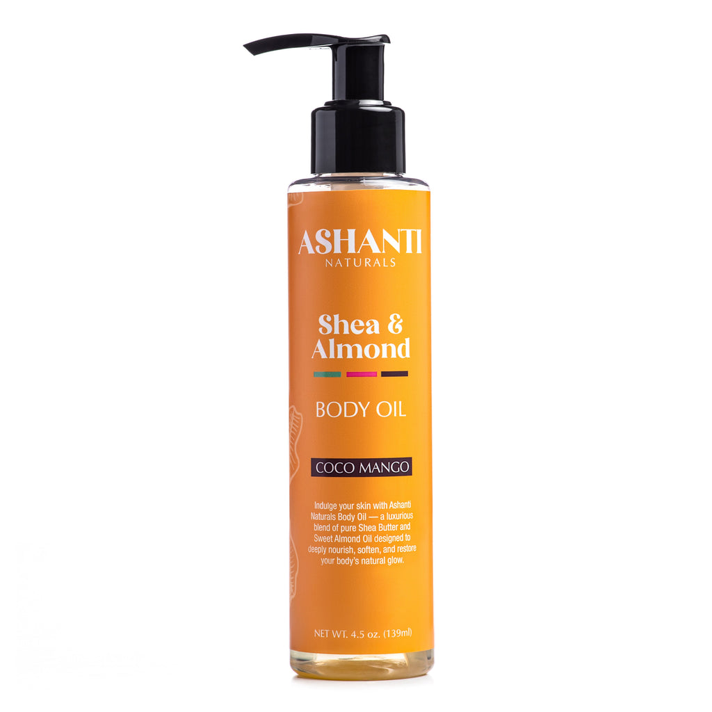 ASHANTI NATURALS Shea & Sweet Almond Body Oil - Coco Mango AshantiNaturals