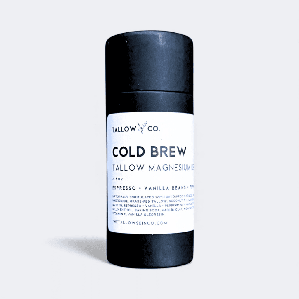 COLD BREW TALLOW MAGNESIUM NATURAL DEODORANT Tallow Skin Co.