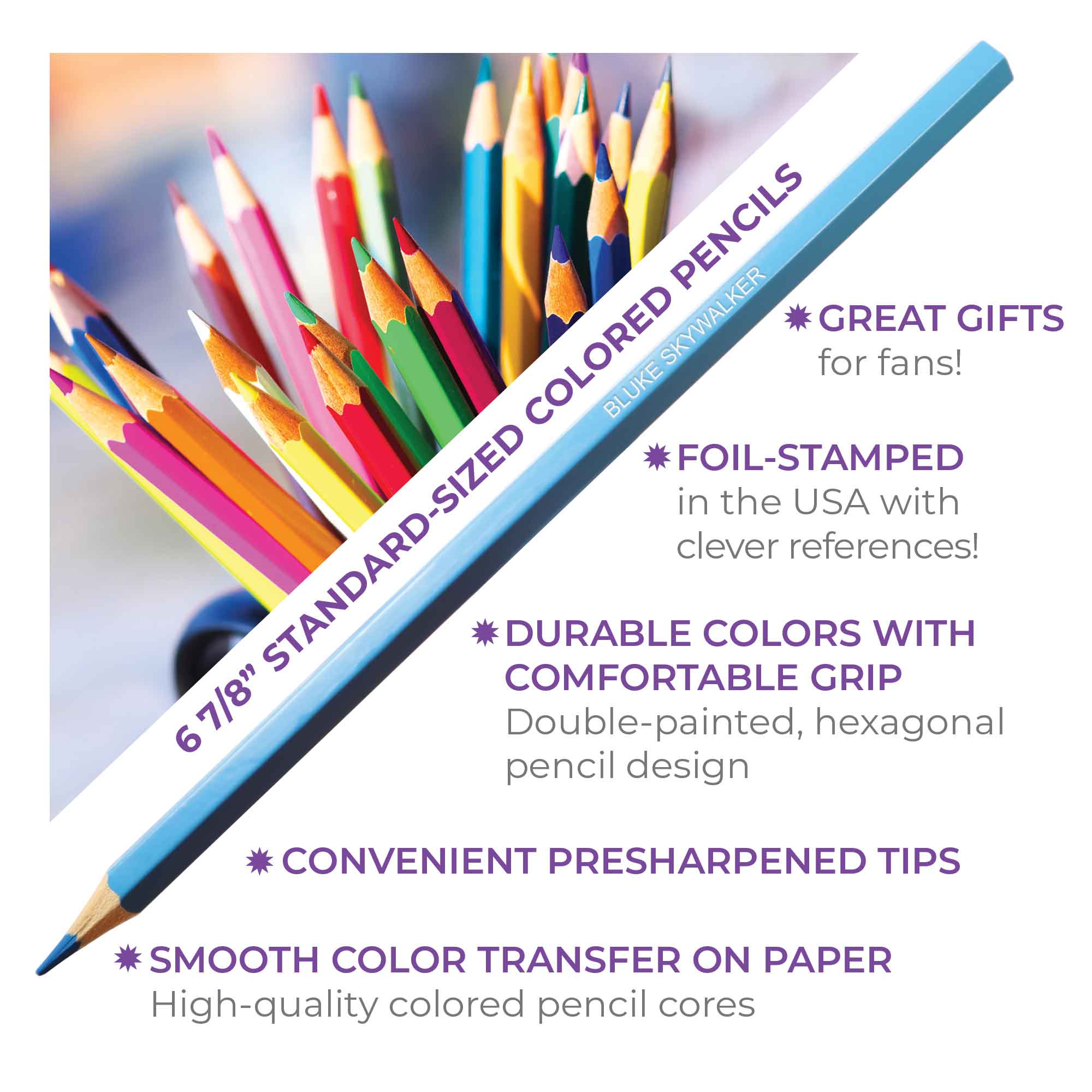 Color Wars Colored Pencil Set Pop Colors