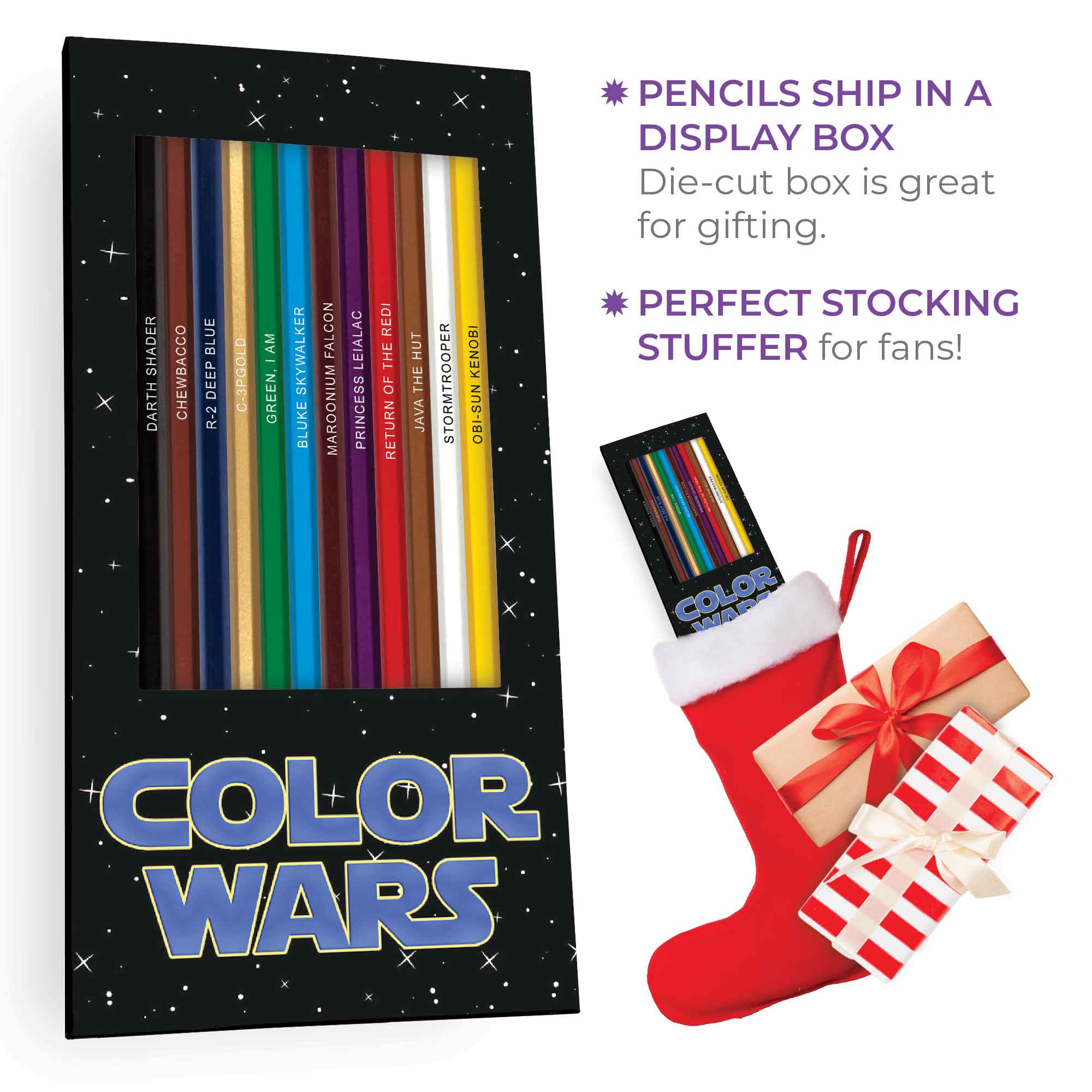 Color Wars Colored Pencil Set Pop Colors