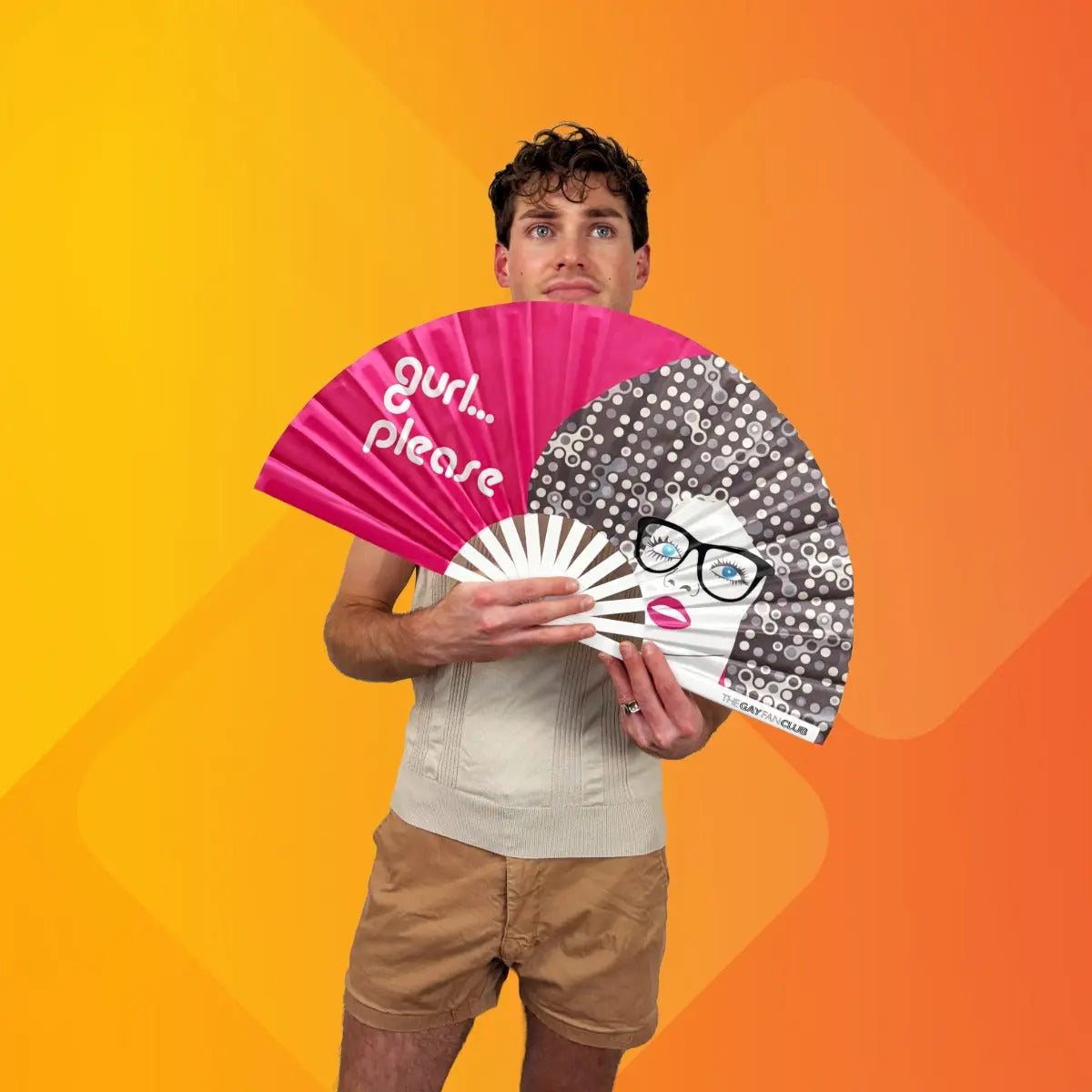 Gurl Please Fan (UV) The Gay Fan Club