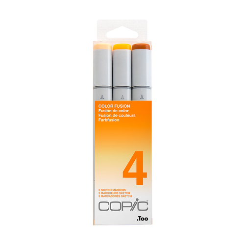 Copic Sketch Marker Fusion 3PC #4 ShopSketchBox