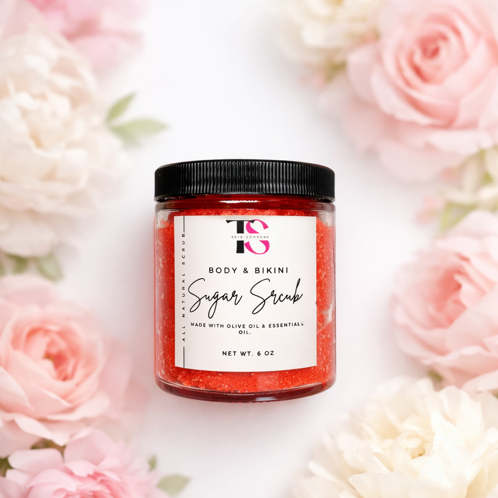 Body & Bikini Sugar Scrub 8oz TS Skin Company
