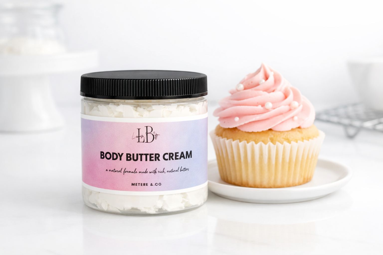Simple Natural Body Butter - Shea Butter & Olive Oil Infused TS Skin Company
