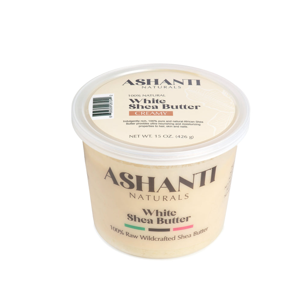 ASHANTI NATURALS 100% White Shea Butter - Creamy AshantiNaturals