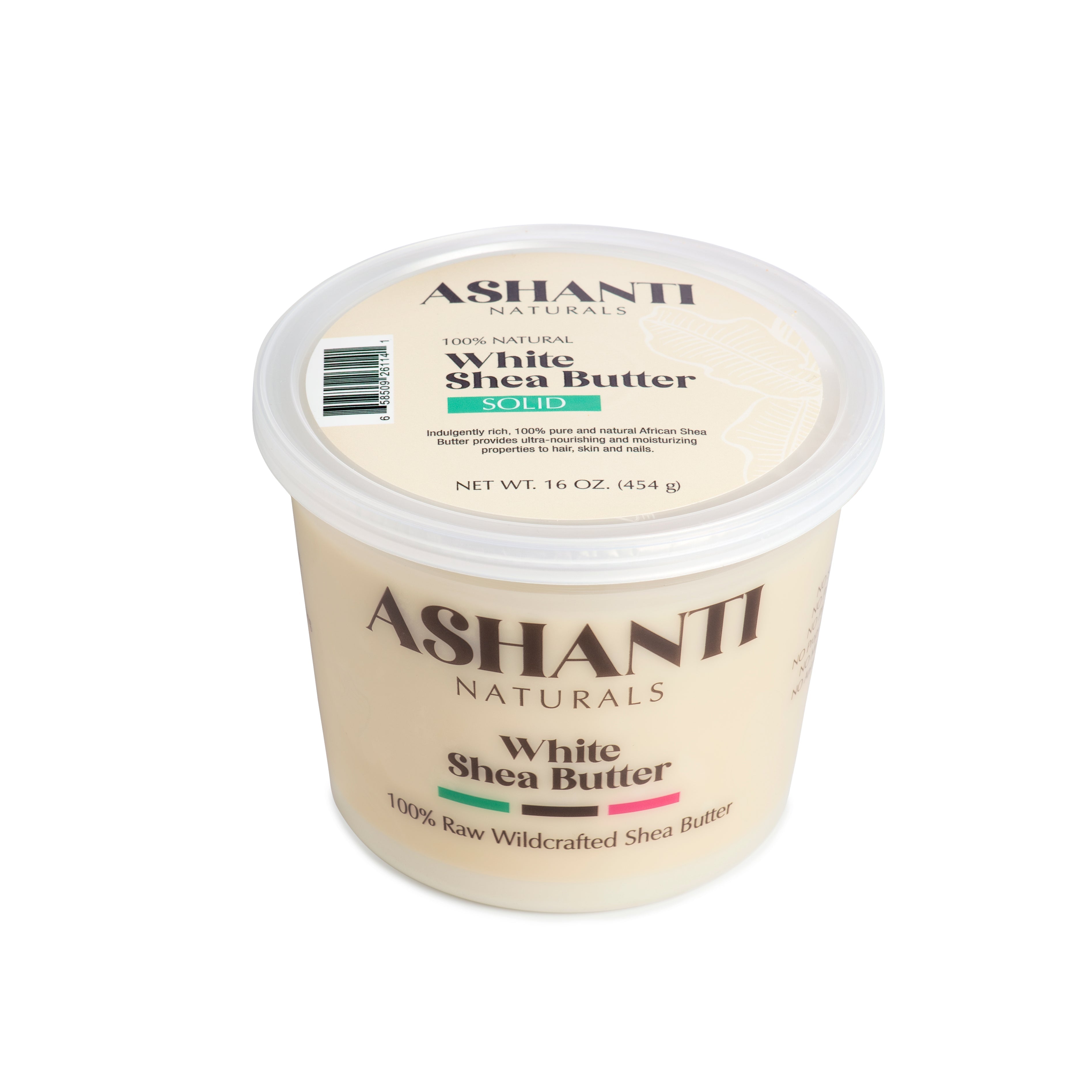ASHANTI NATURALS 100% White Shea Butter - Solid AshantiNaturals