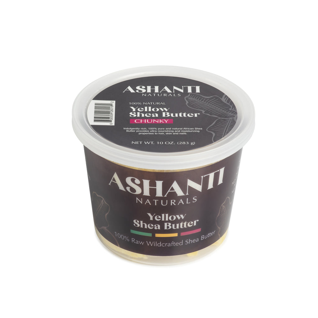 ASHANTI NATURALS 100% Yellow Shea Butter - Chunky AshantiNaturals