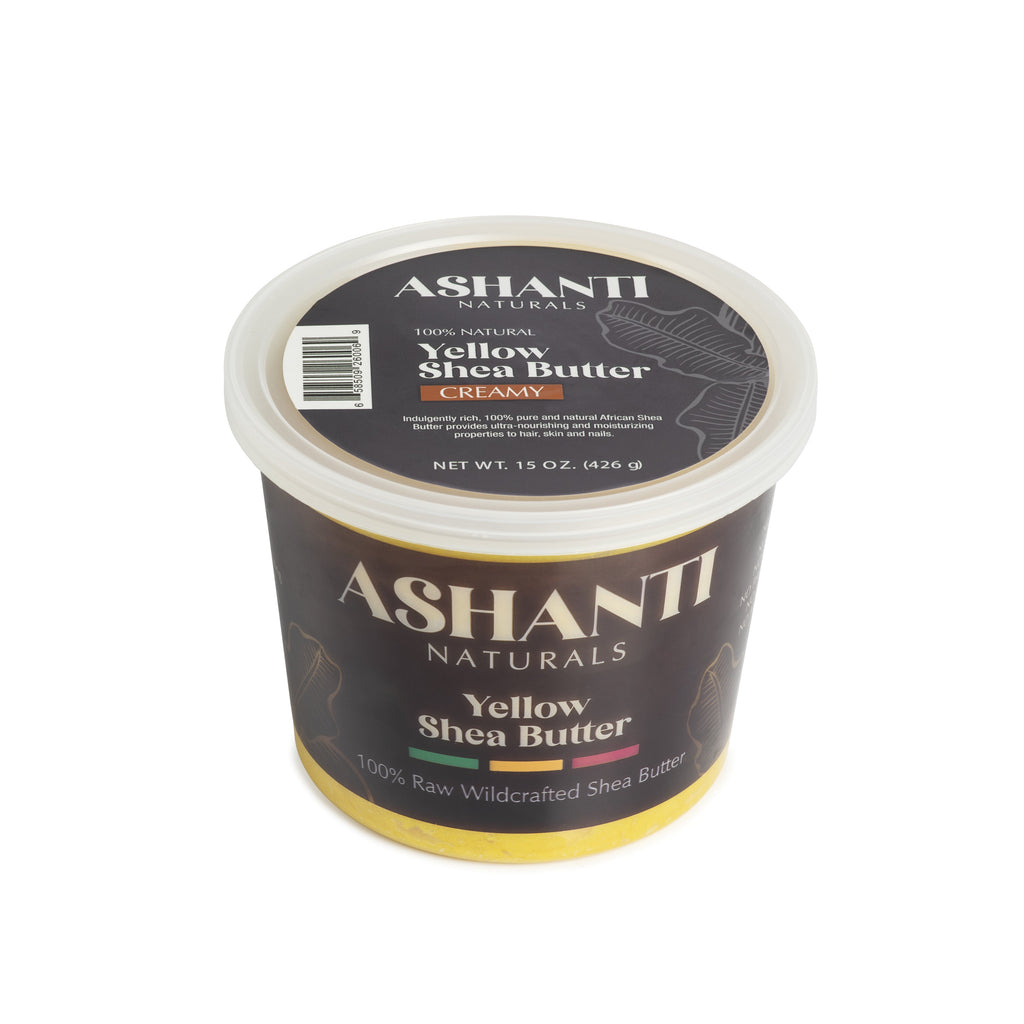 ASHANTI NATURALS 100% Yellow Shea Butter - Creamy AshantiNaturals