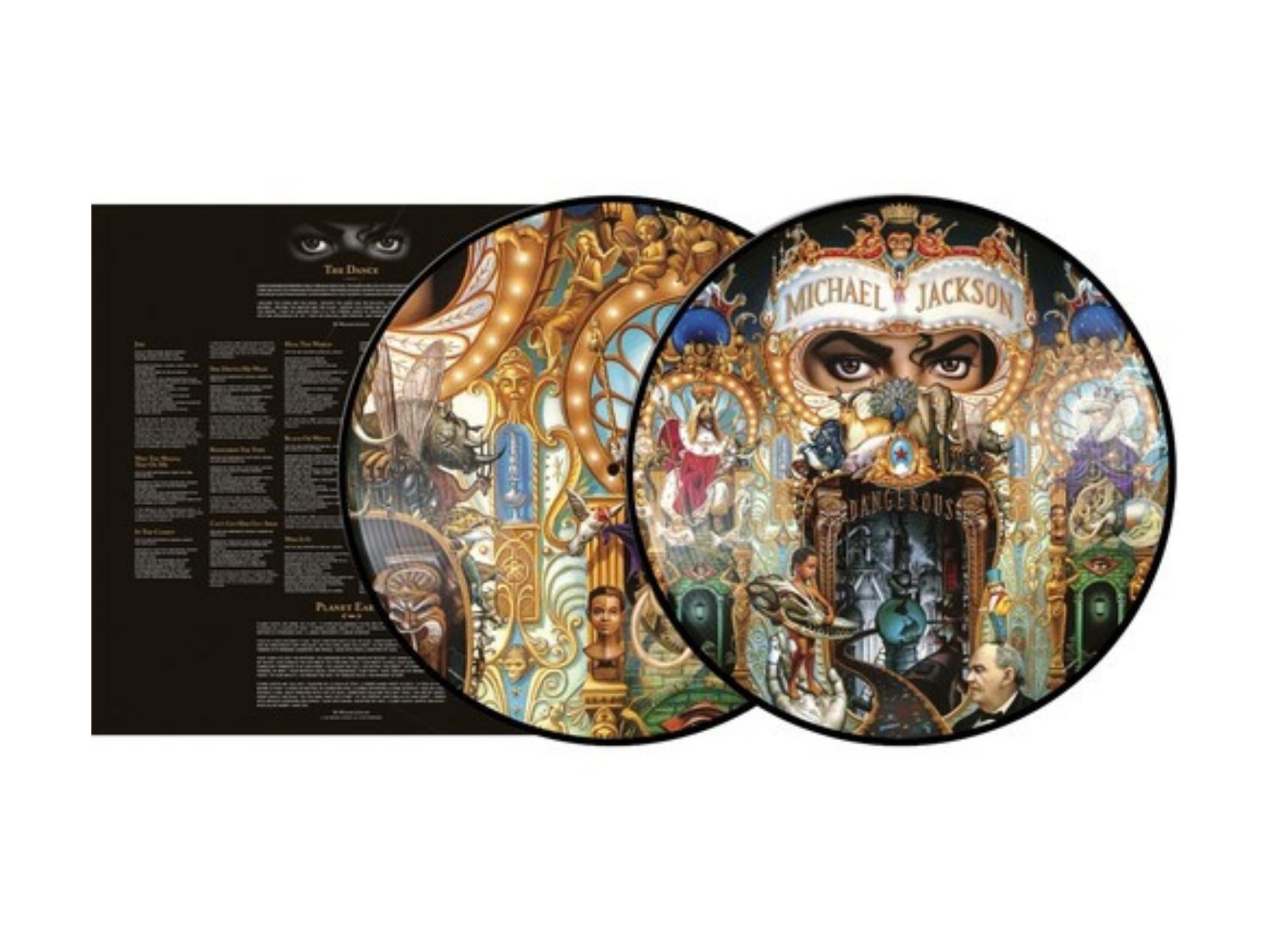Michael Jackson - Dangerous (Limited Edition Picture Disc) Pale Blue Dot Records