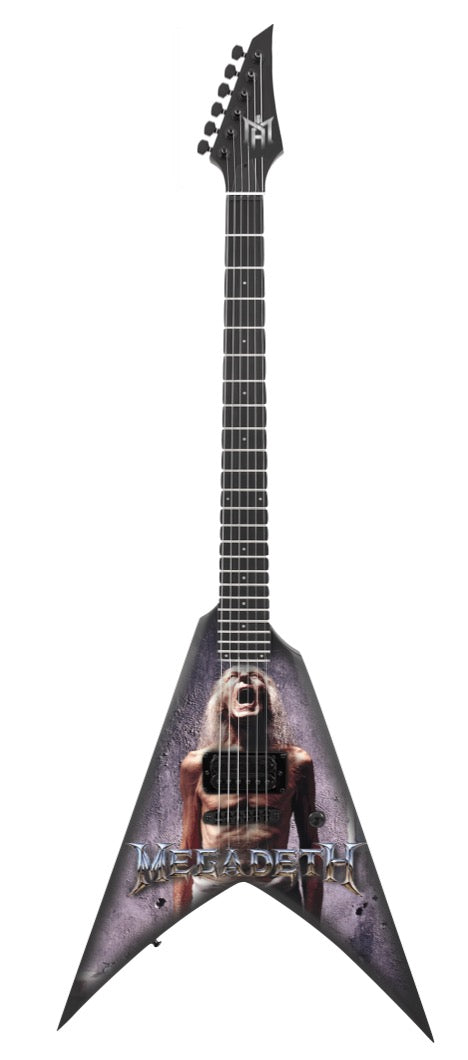 Megadeth - The Complete Megadeath Collectible Miniature Guitar Set – All 6 Official Designs The Mini Axe