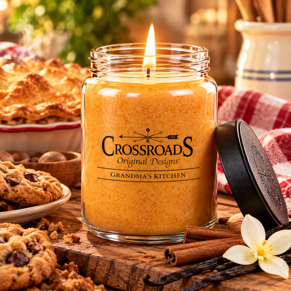 Crossroads Grandma's Kitchen Scented 2-Wick Candle, 26 Ounce FashionMojos.com