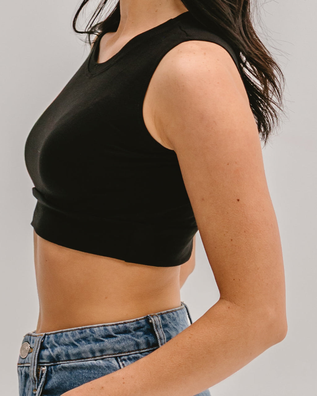 Crew Neck Tank Halftee HALFTEE Layering Fashions