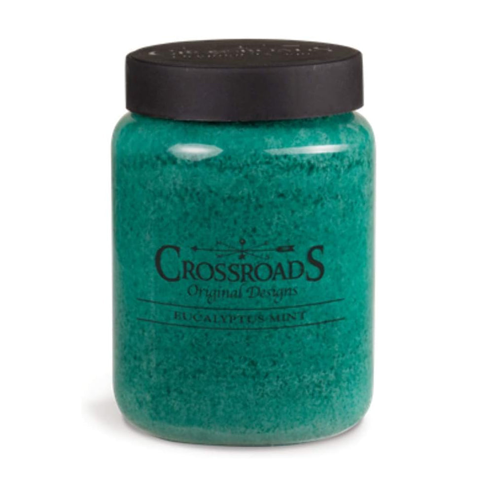 Crossroads Eucalyptus Mint Scented 2-Wick Candle, 26 Ounce FashionMojos.com