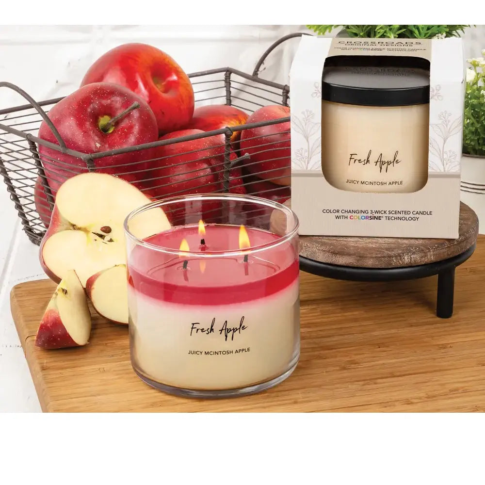 Crossroads Color Changing 3 Wick Jar Candle FashionMojos.com