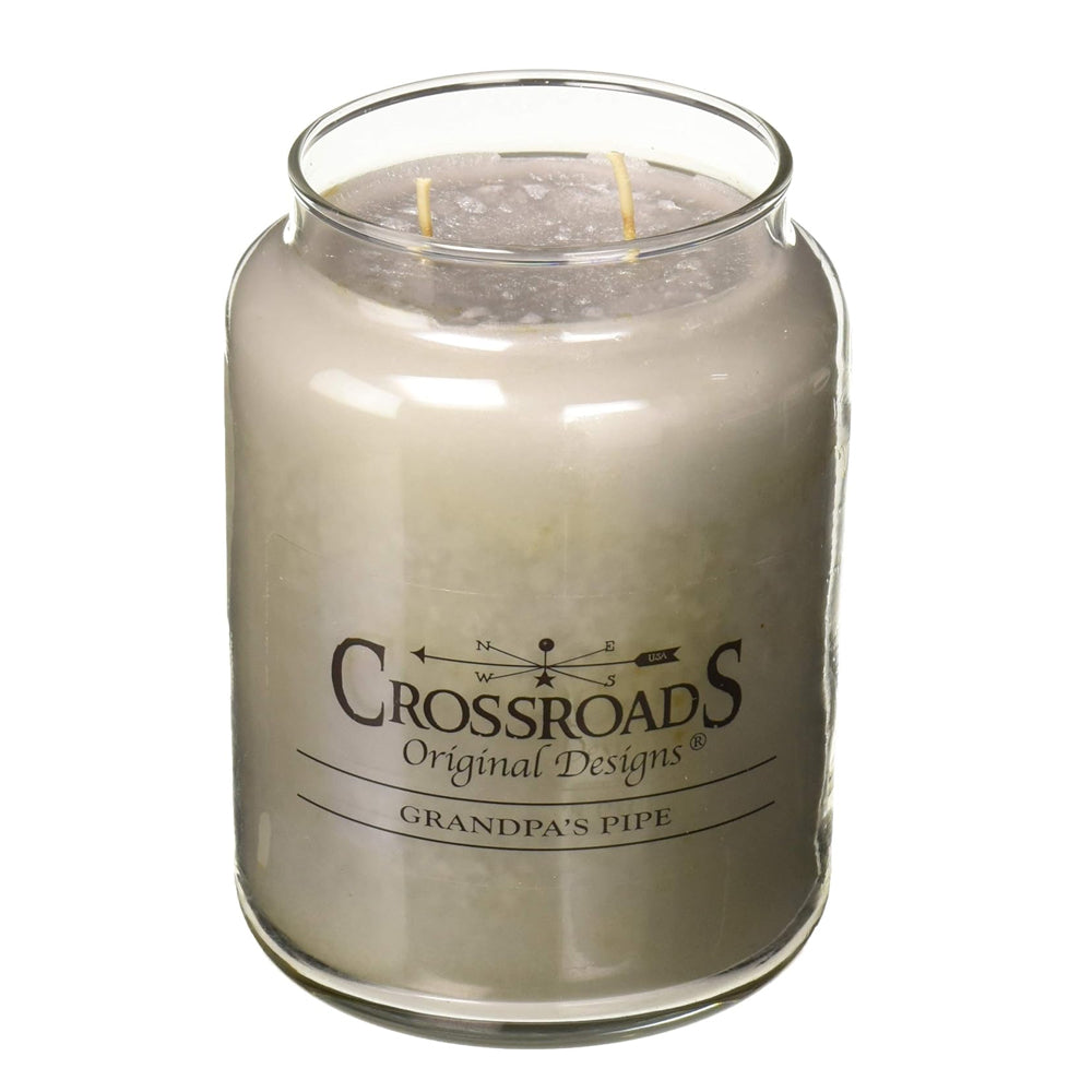 Crossroads Grandpa's Pipe Scented 2-Wick Candle, 26 Ounce FashionMojos.com