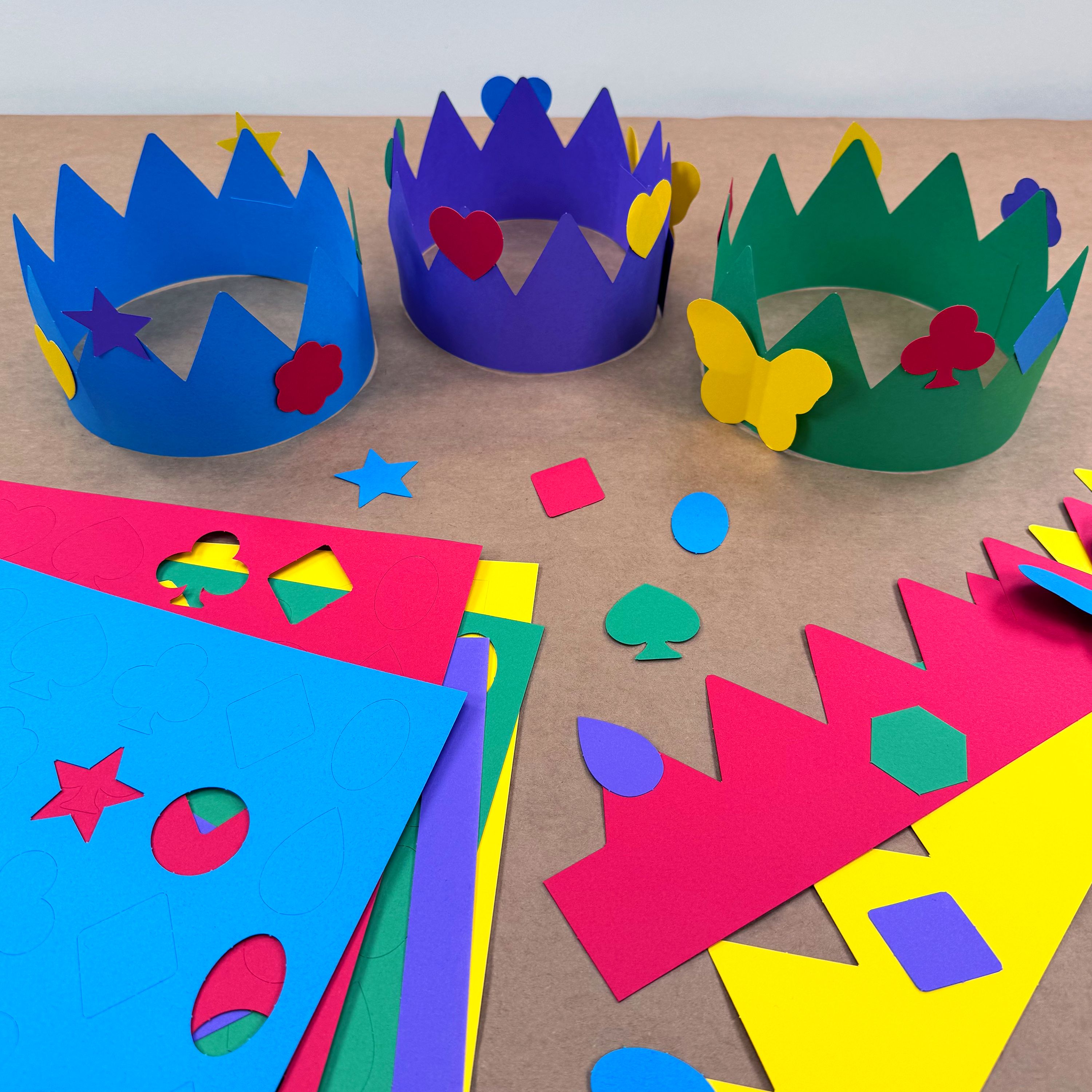 DIY Paper Crowns FreshCut Crafts
