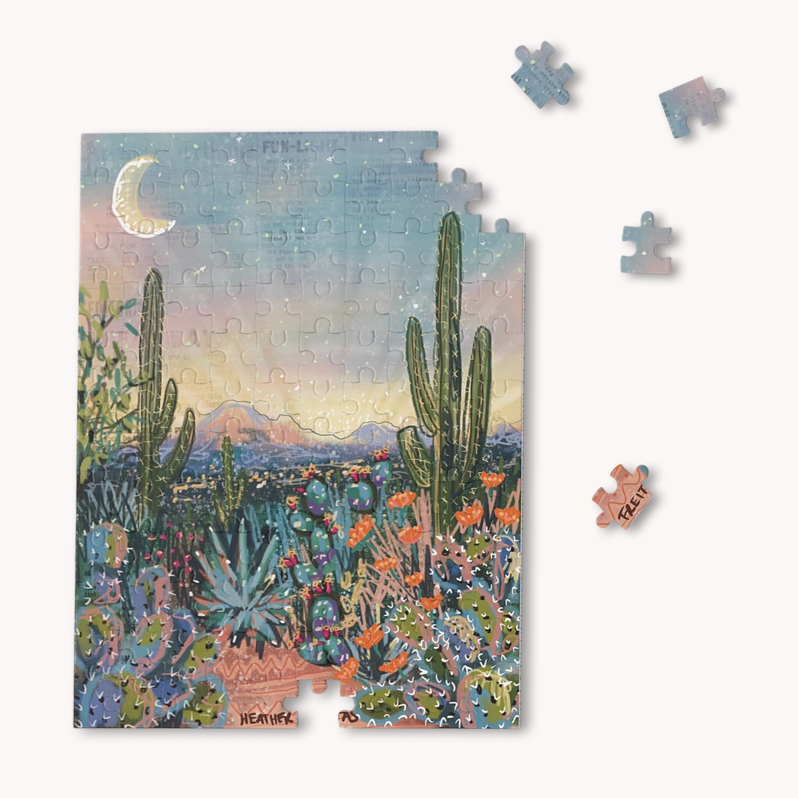 Sun Beams Fine Art Puzzle Heather Freitas