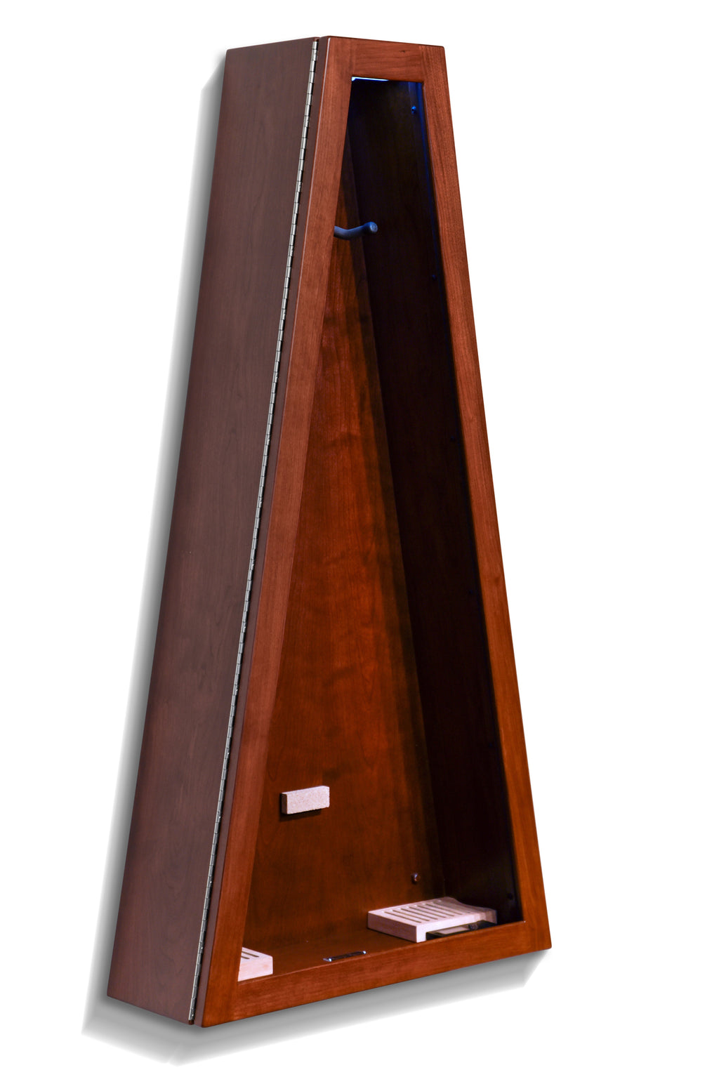 ClimaCase Triangle Humidor - Cherry with Acres Stain Acoustic Remedy Cases